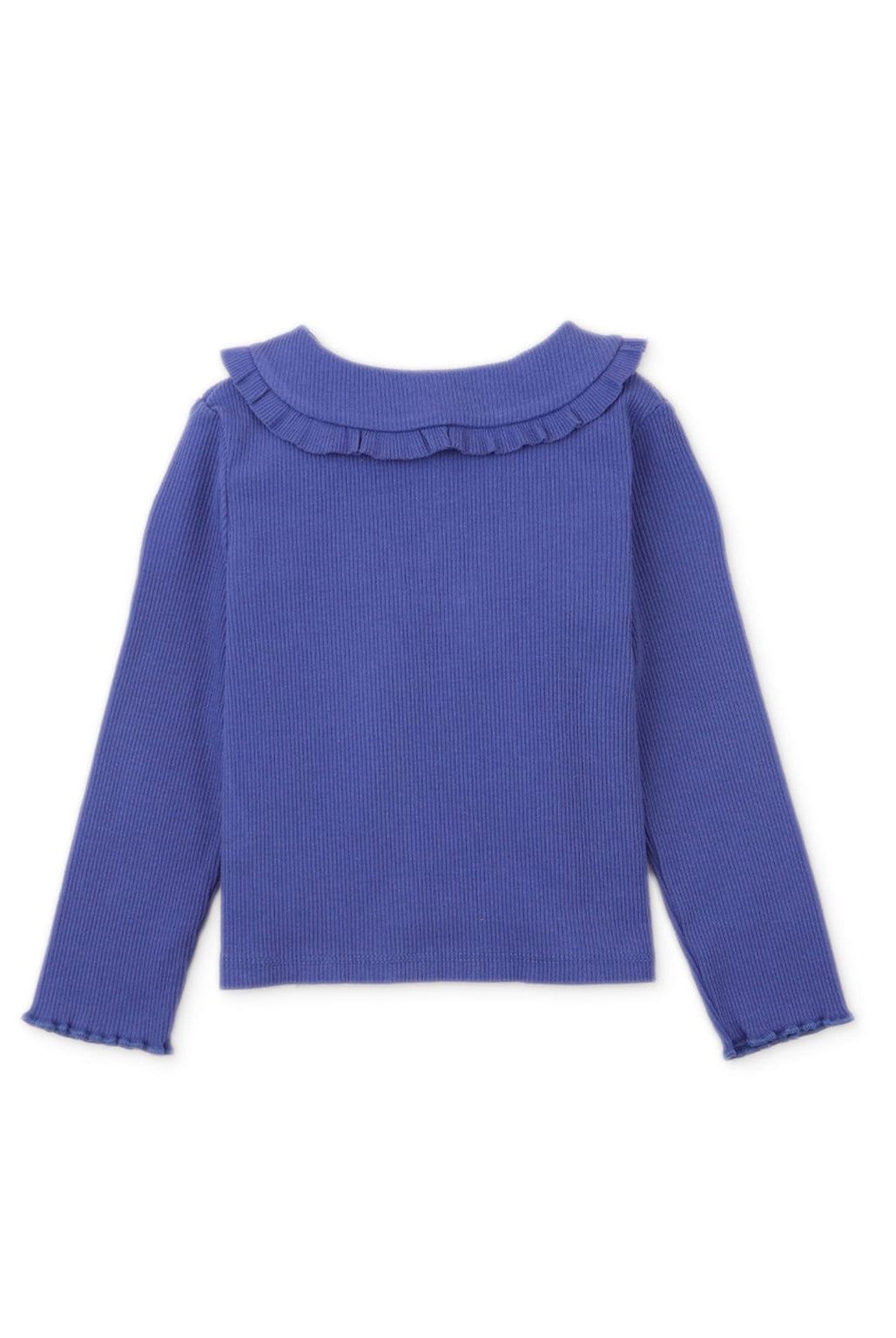 جينجرسنابس بلوزة بناتي رضع سادة بياقة وازرار أزرق