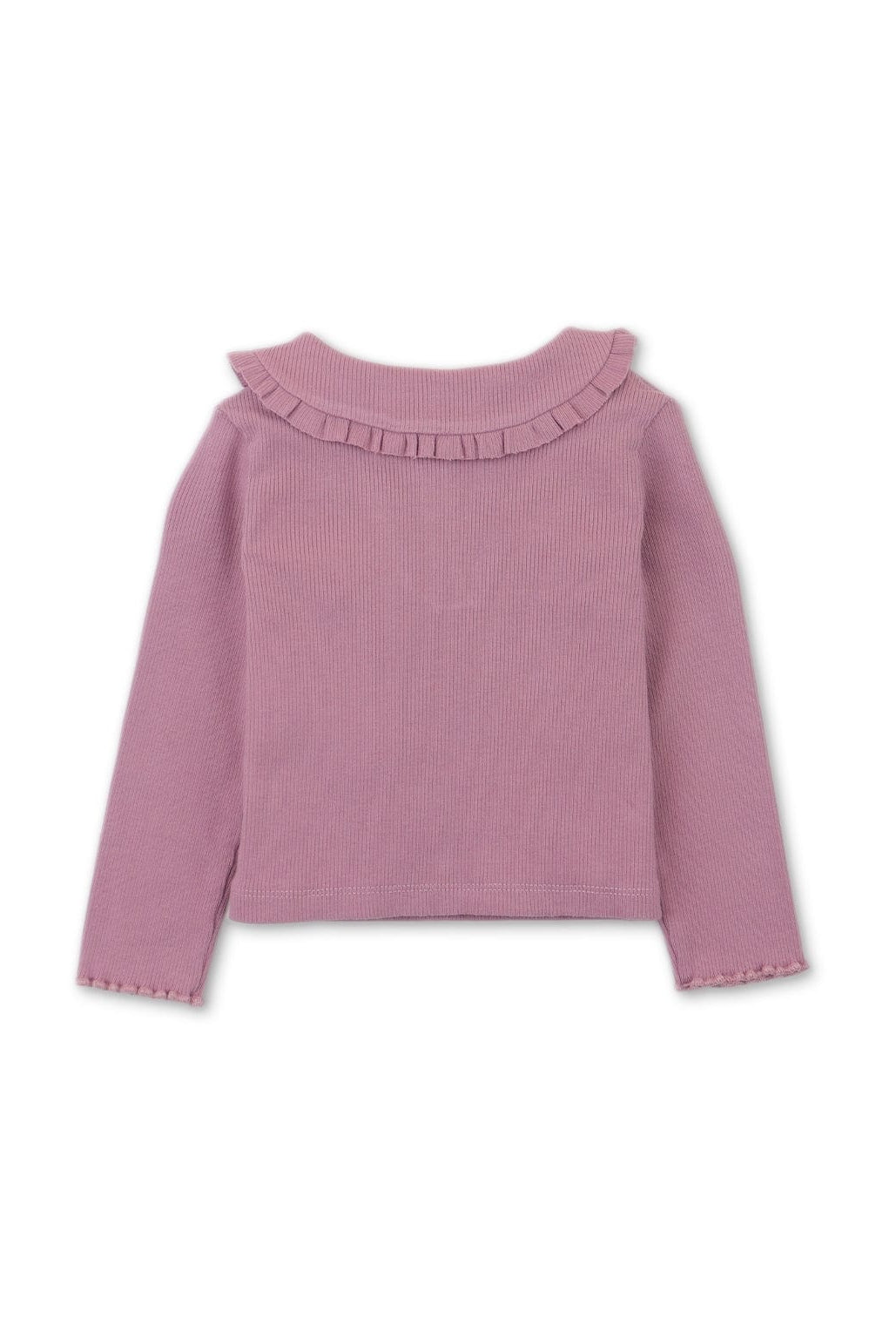 جينجرسنابس بلوزة بناتي رضع سادة بياقة وازرار أرجواني