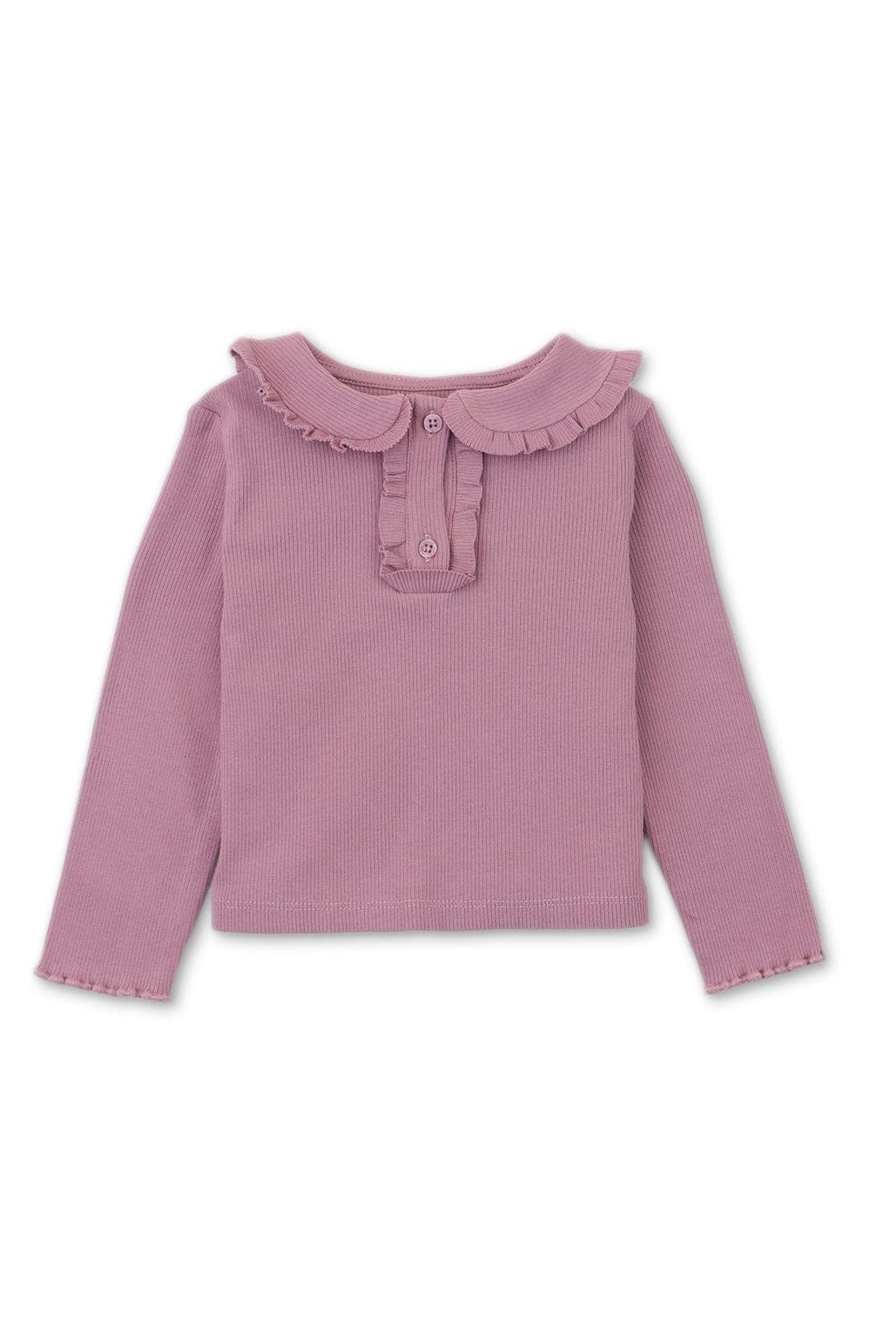 جينجرسنابس بلوزة بناتي رضع سادة بياقة وازرار أرجواني