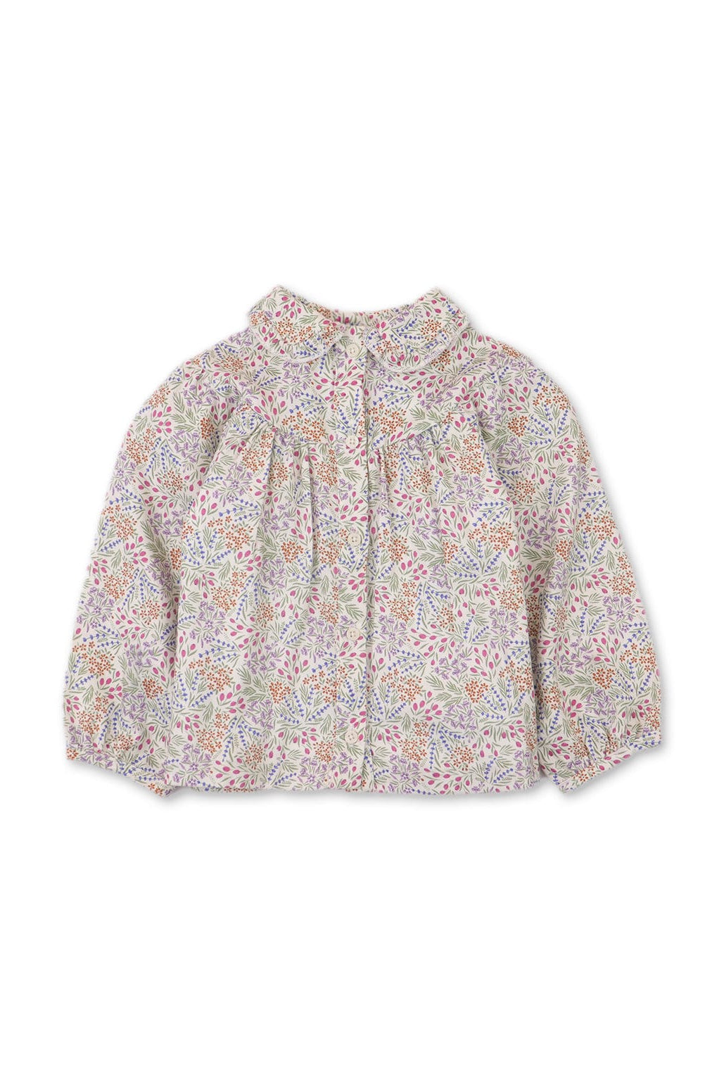 جينجرسنابس بلوزة بناتي رضع مزخرفة كم طويل متعدد الألوان