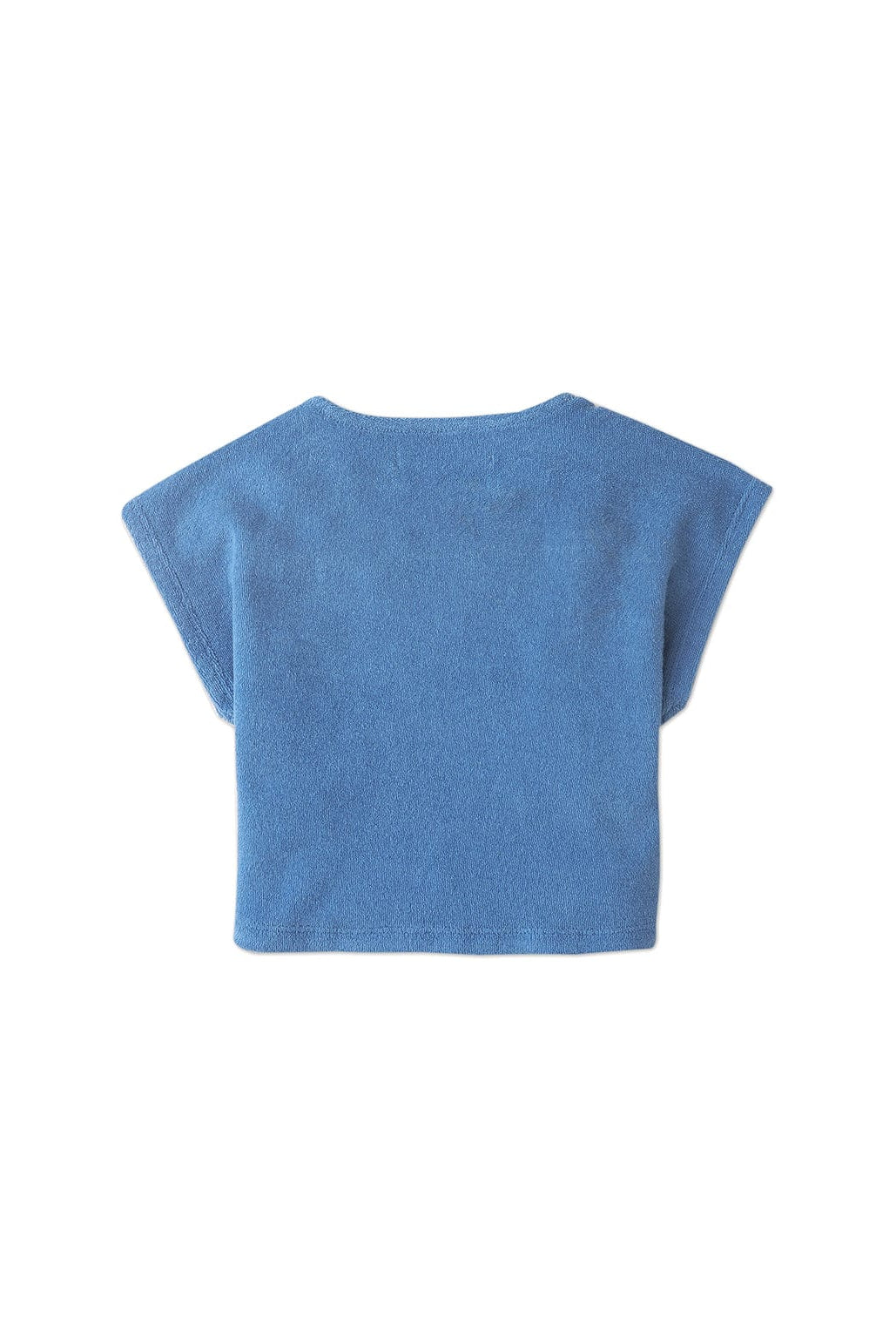 جينجرسنابس بلوزة سادة بأزرار على الكتف سادة بناتي رضع أزرق