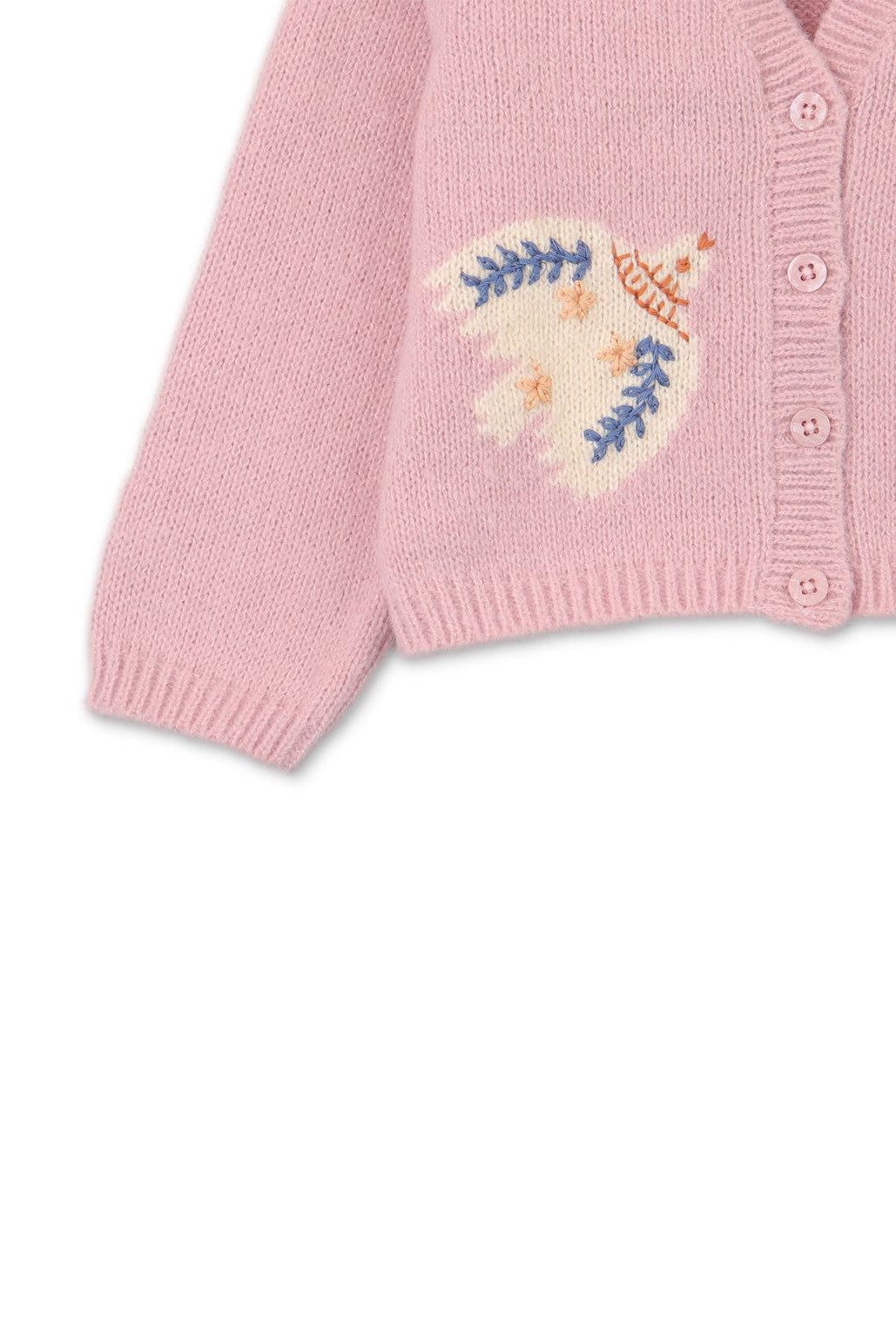 جينجرسنابس بلوفر بناتي بنقشة حمامة وردي