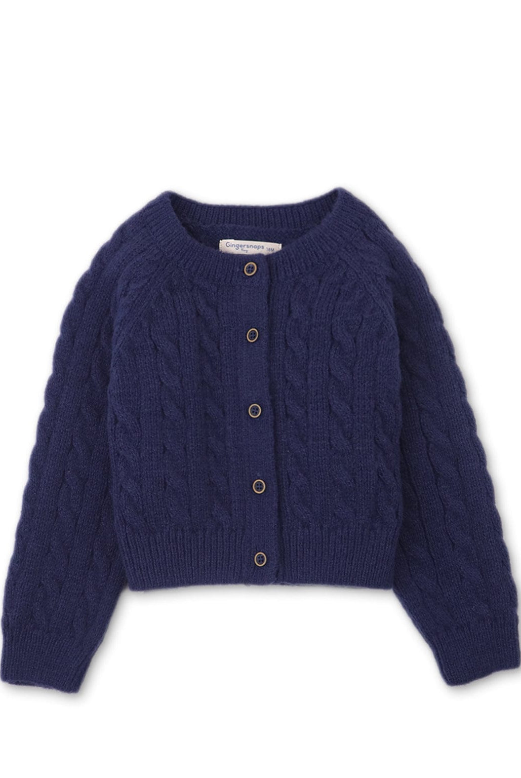 جينجرسنابس كارديجان بناتي رضع كم طويل بازرار أزرق