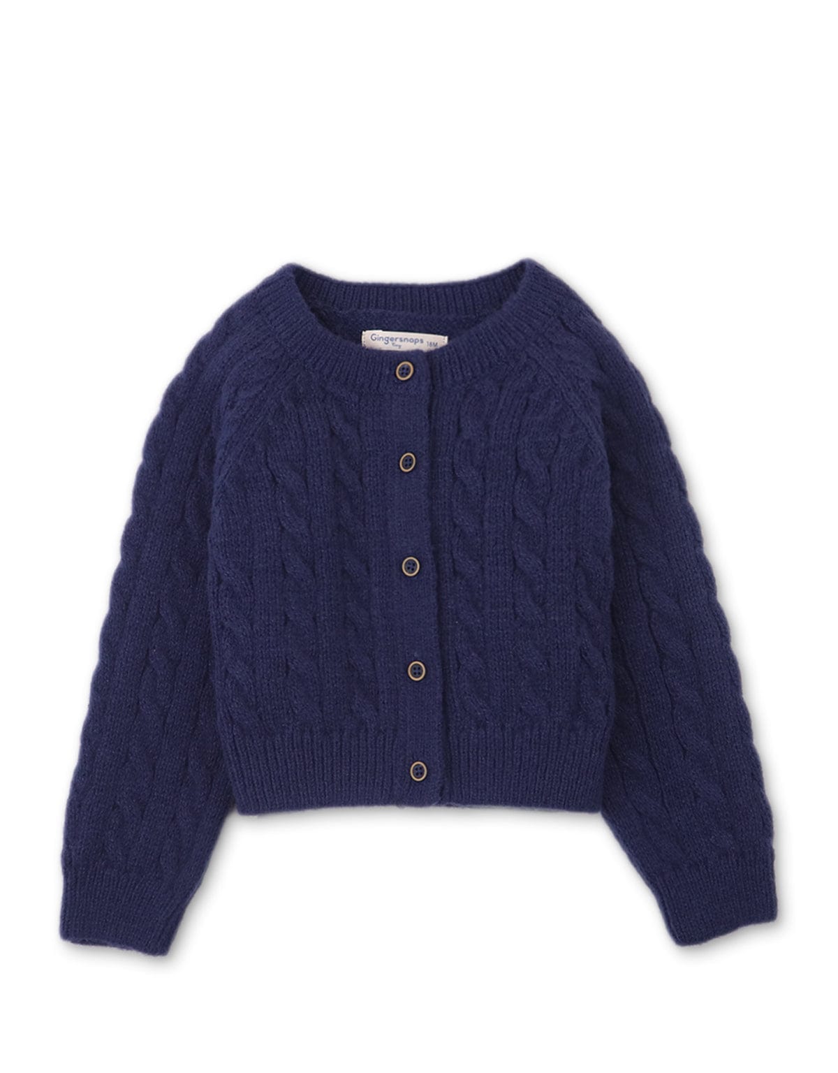 جينجرسنابس كارديجان بناتي رضع كم طويل بازرار أزرق