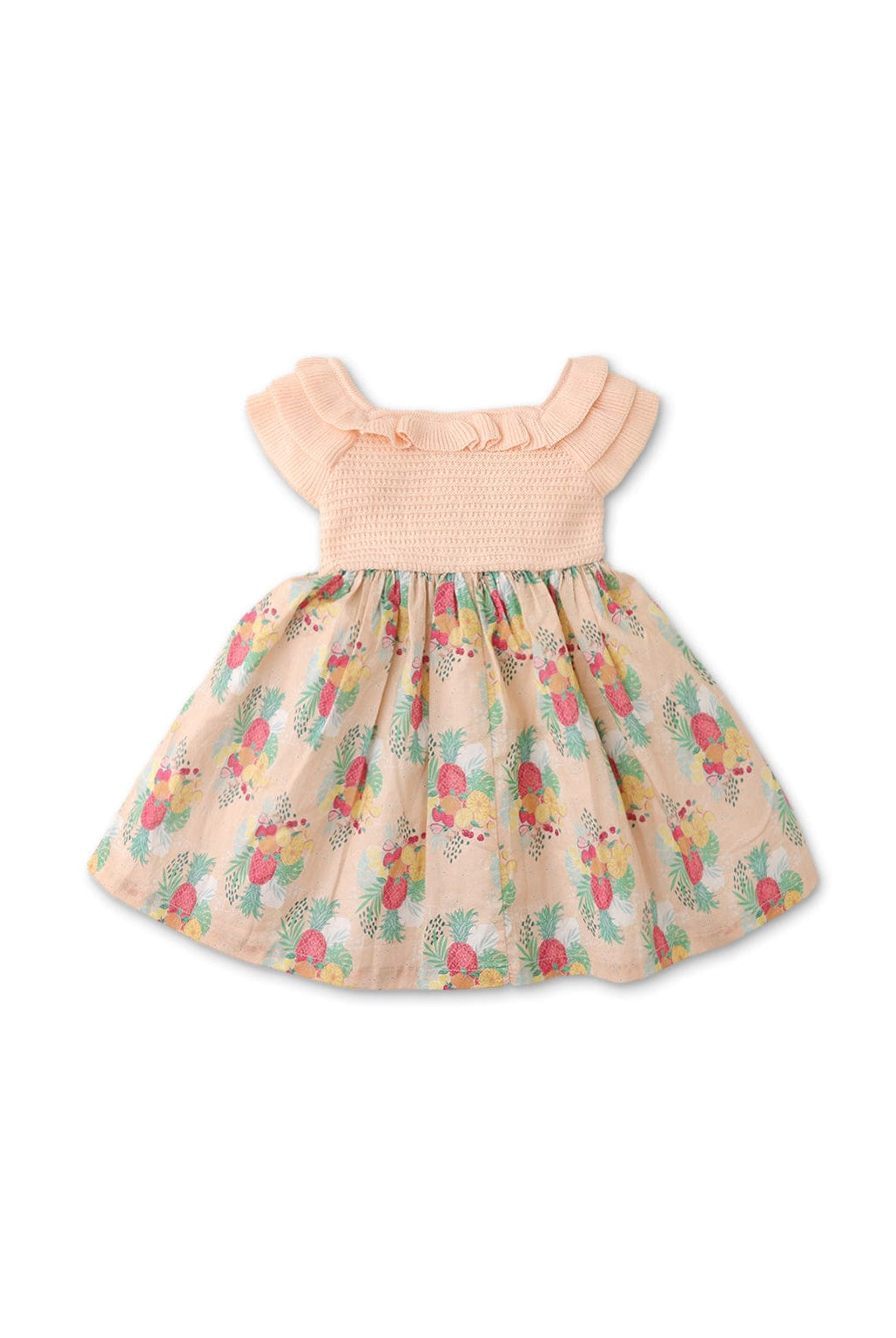 جينجرسنابس فستان رضع بناتي مشجر بكسرات متعدد الألوان