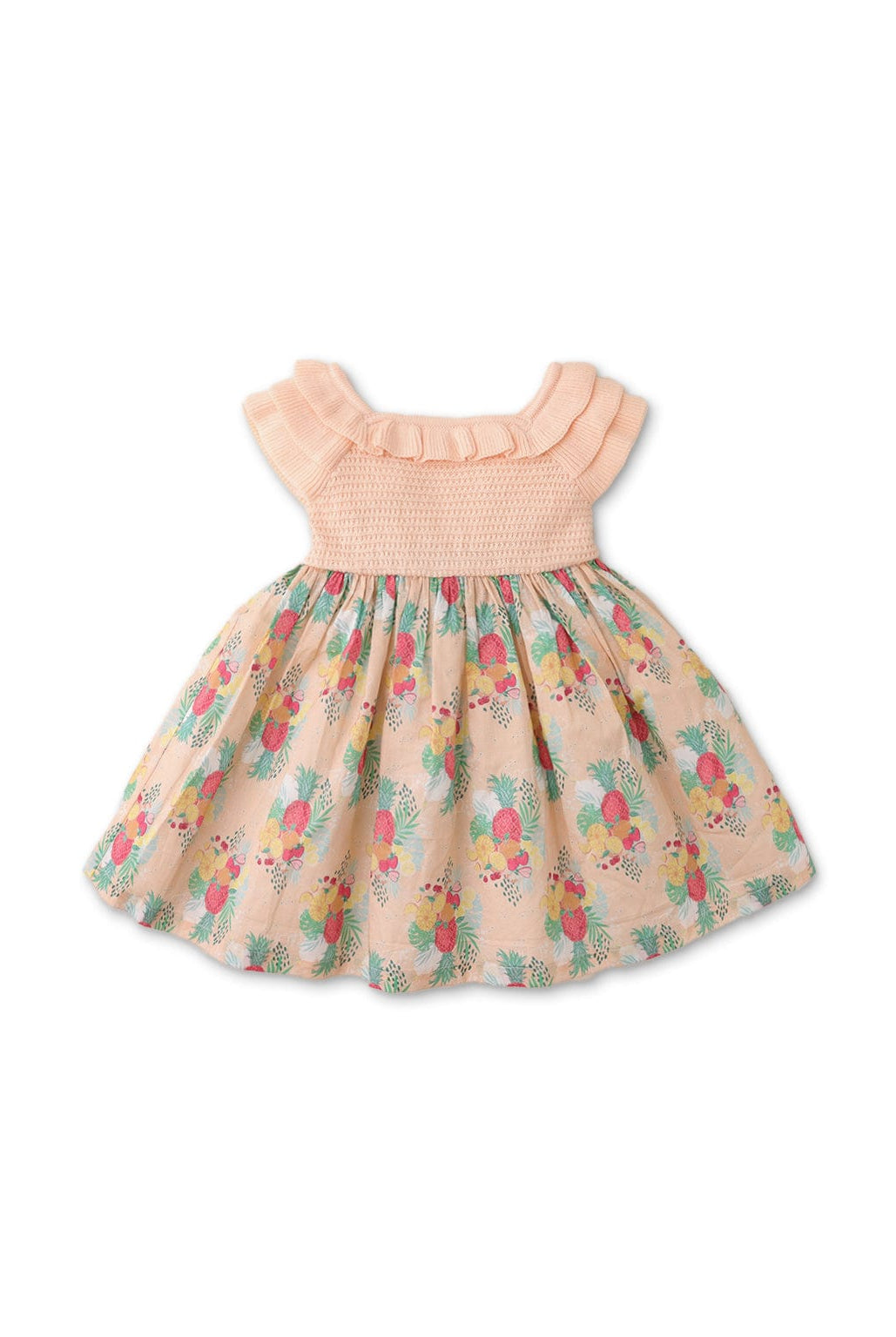 جينجرسنابس فستان رضع بناتي مشجر بكسرات متعدد الألوان