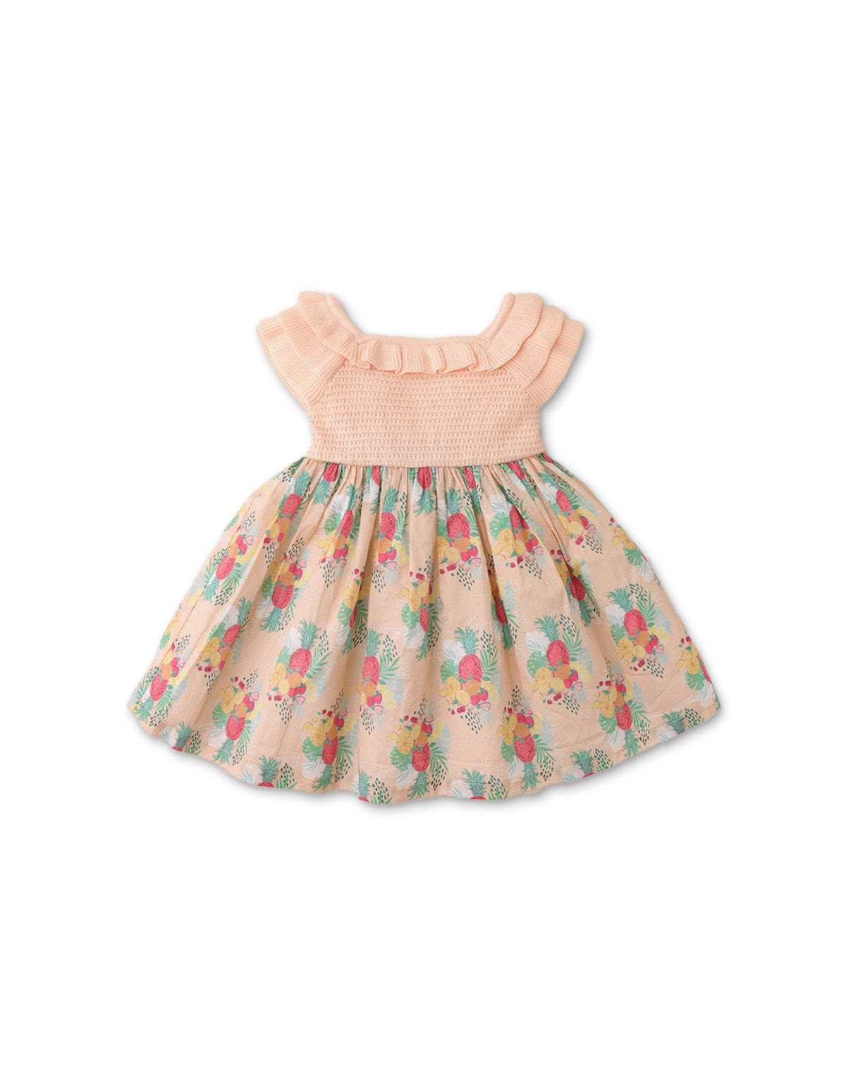 جينجرسنابس فستان رضع بناتي مشجر بكسرات متعدد الألوان