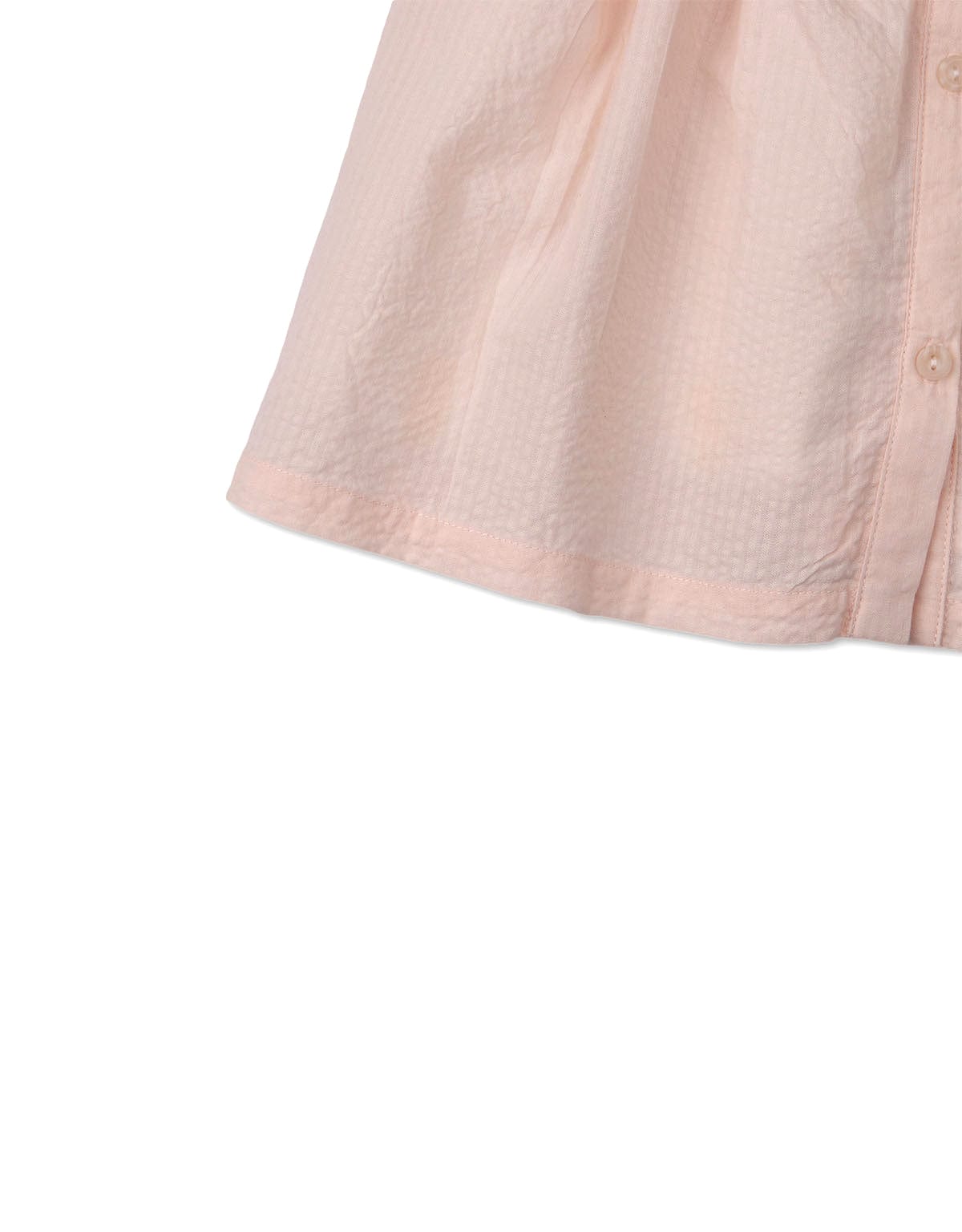 جينجرسنابس فستان بناتي رضع سادة مضلع من محيط الصدر وردي