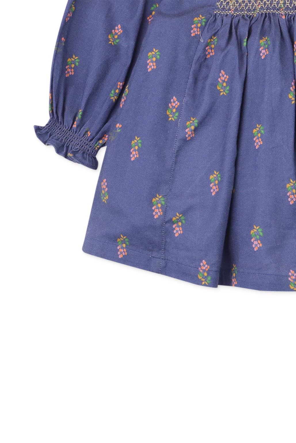 جينجرسنابس فستان بناتي رضع بازرار في محيط الصدر مع نقشة متعدد الألوان