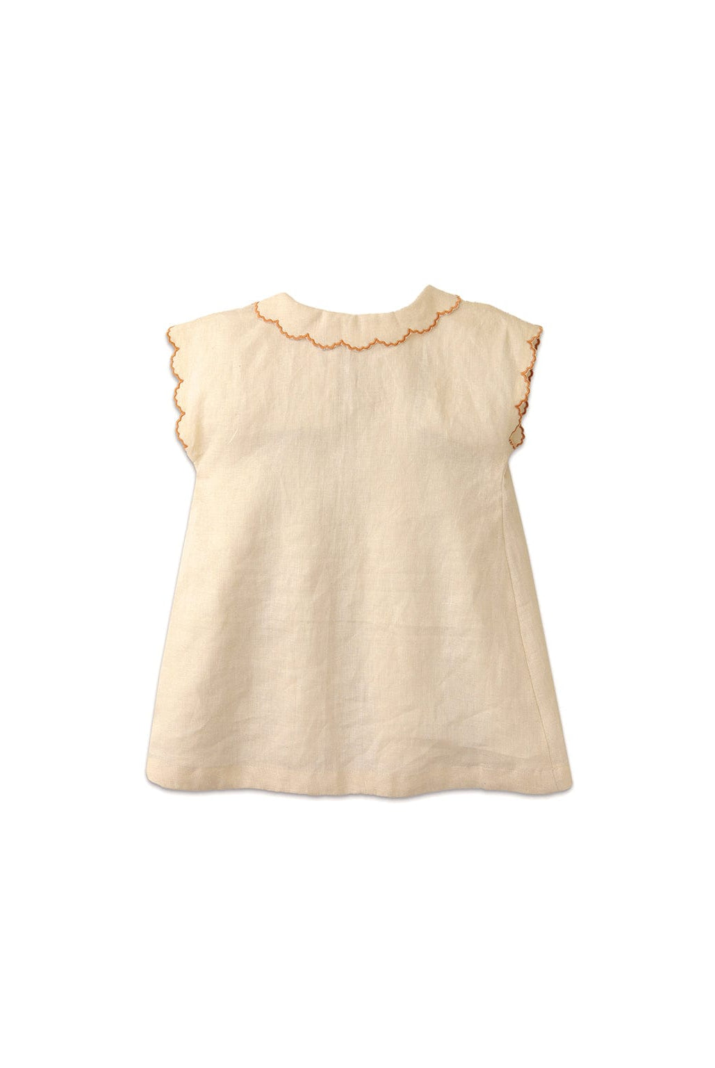 جينجرسنابس فستان منسوج بناتي رضع كت أوف وايت