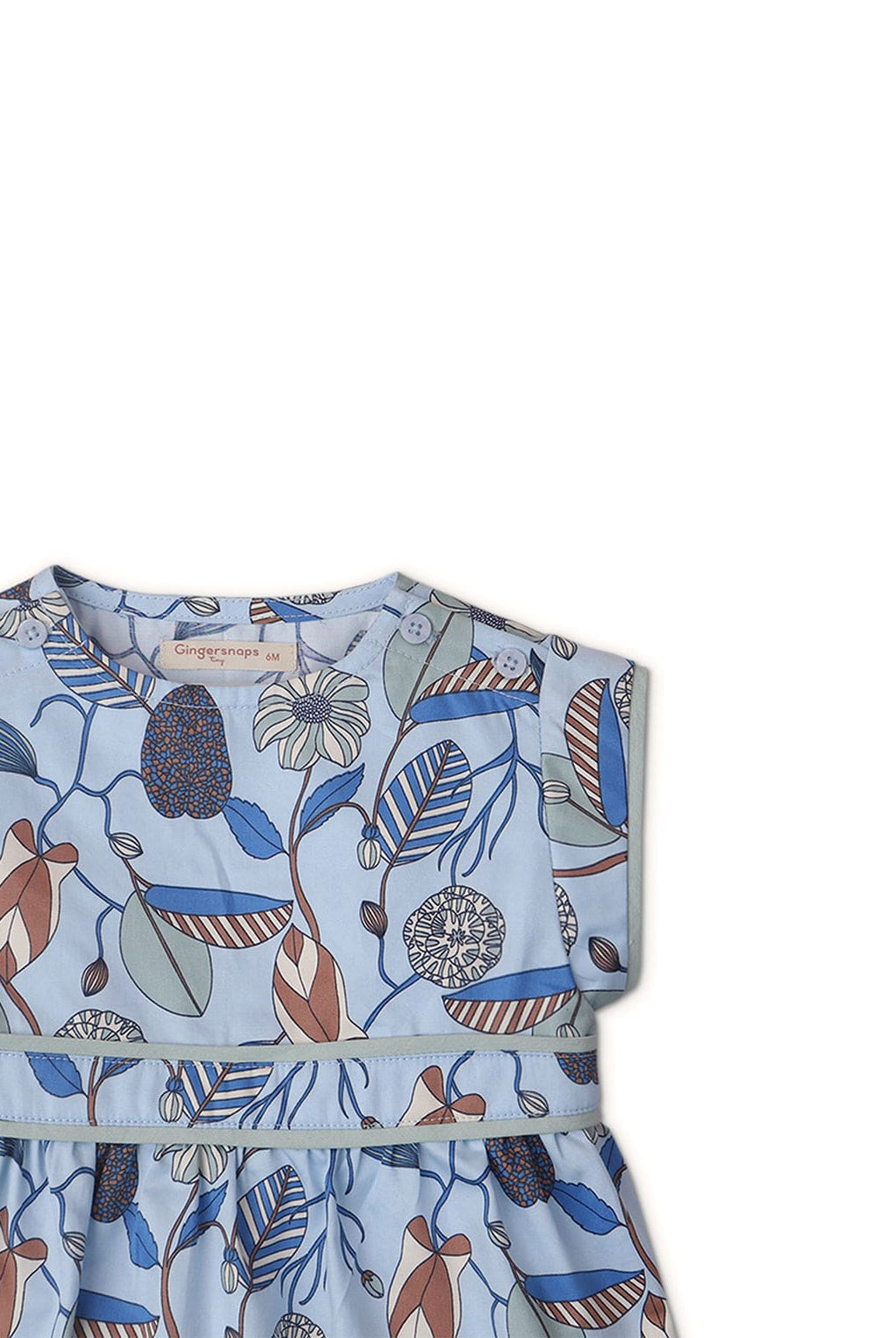 جينجرسنابس فستان منسوج بناتي رضع مشجر كت متعدد الألوان