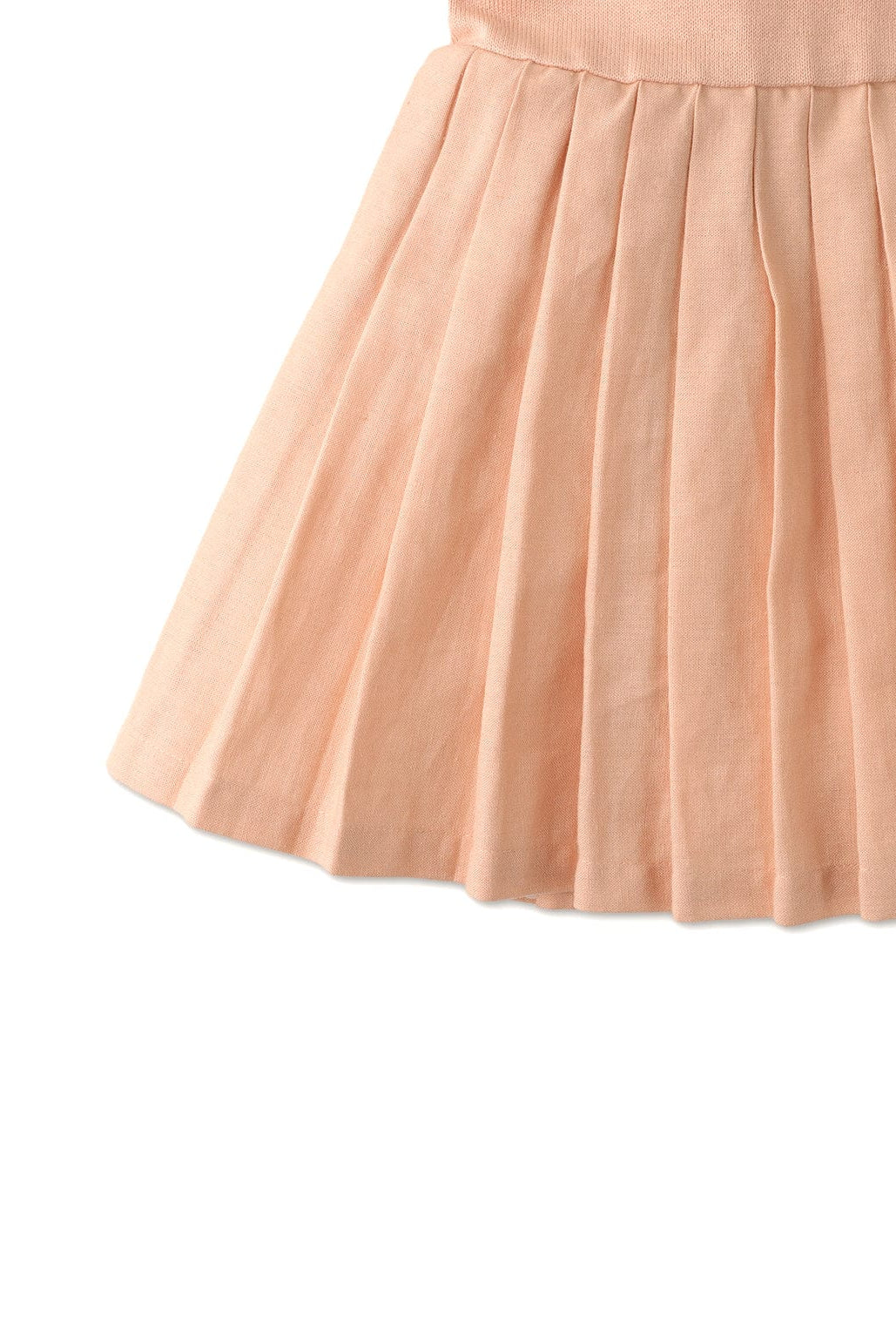 جينجرسنابس فستان بناتي رضع كلوش بكسرات نص كم بف خوخي