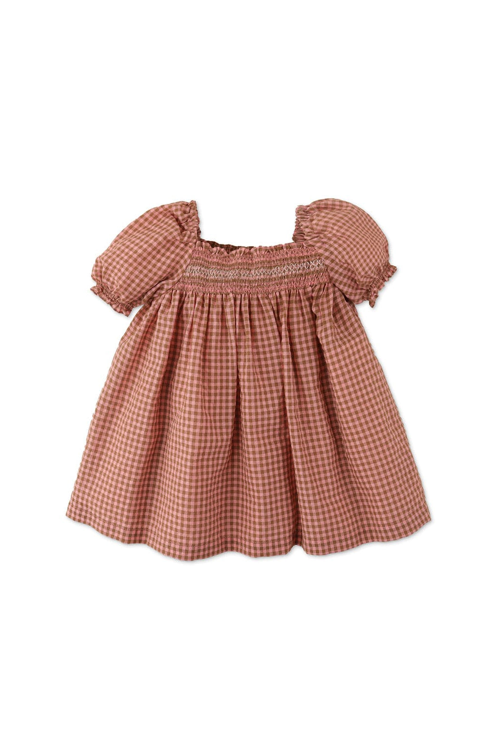 جينجرسنابس فستان بيبي بناتي مربعات كم قصير بص متعدد الألوان