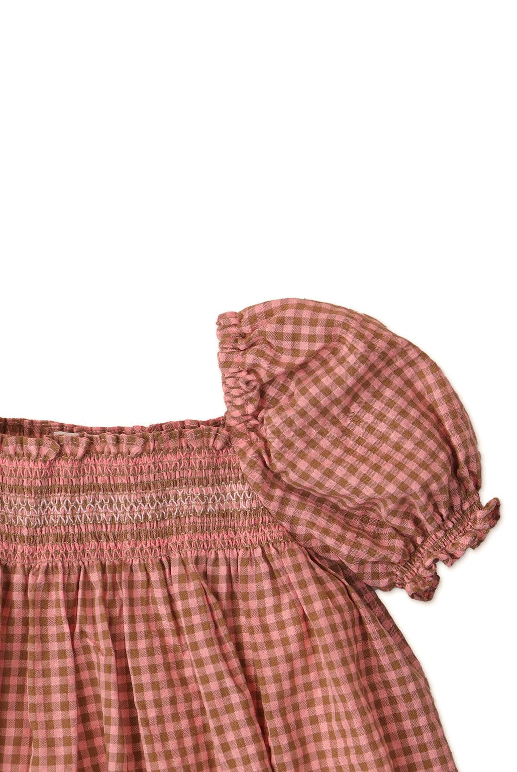 جينجرسنابس فستان بيبي بناتي مربعات كم قصير بص متعدد الألوان