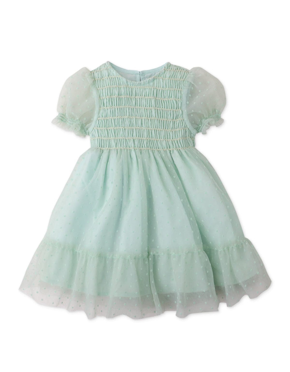 Girls Baby Woven Chiffon Puff Ruffle Dress Fashion girls-baby-woven-chiffon-puff-ruffle-dress-fashion