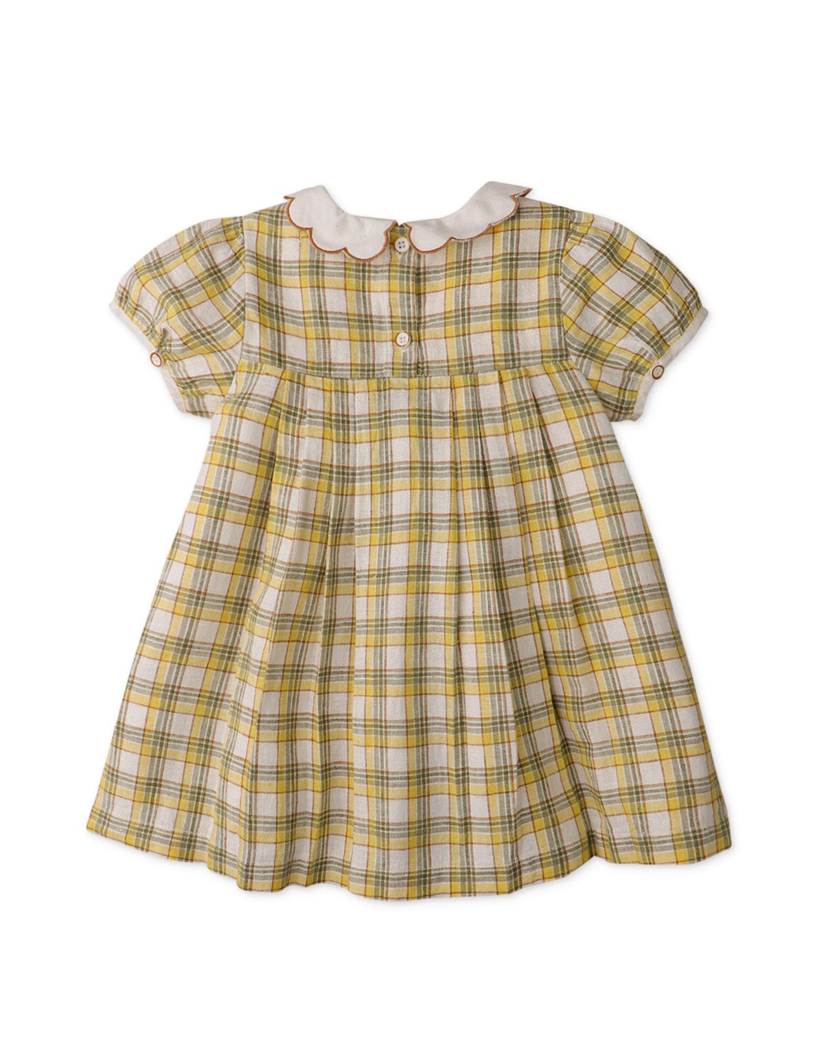 جينجرسنابس فستان بيبي بناتي كاروهات متعدد الألوان