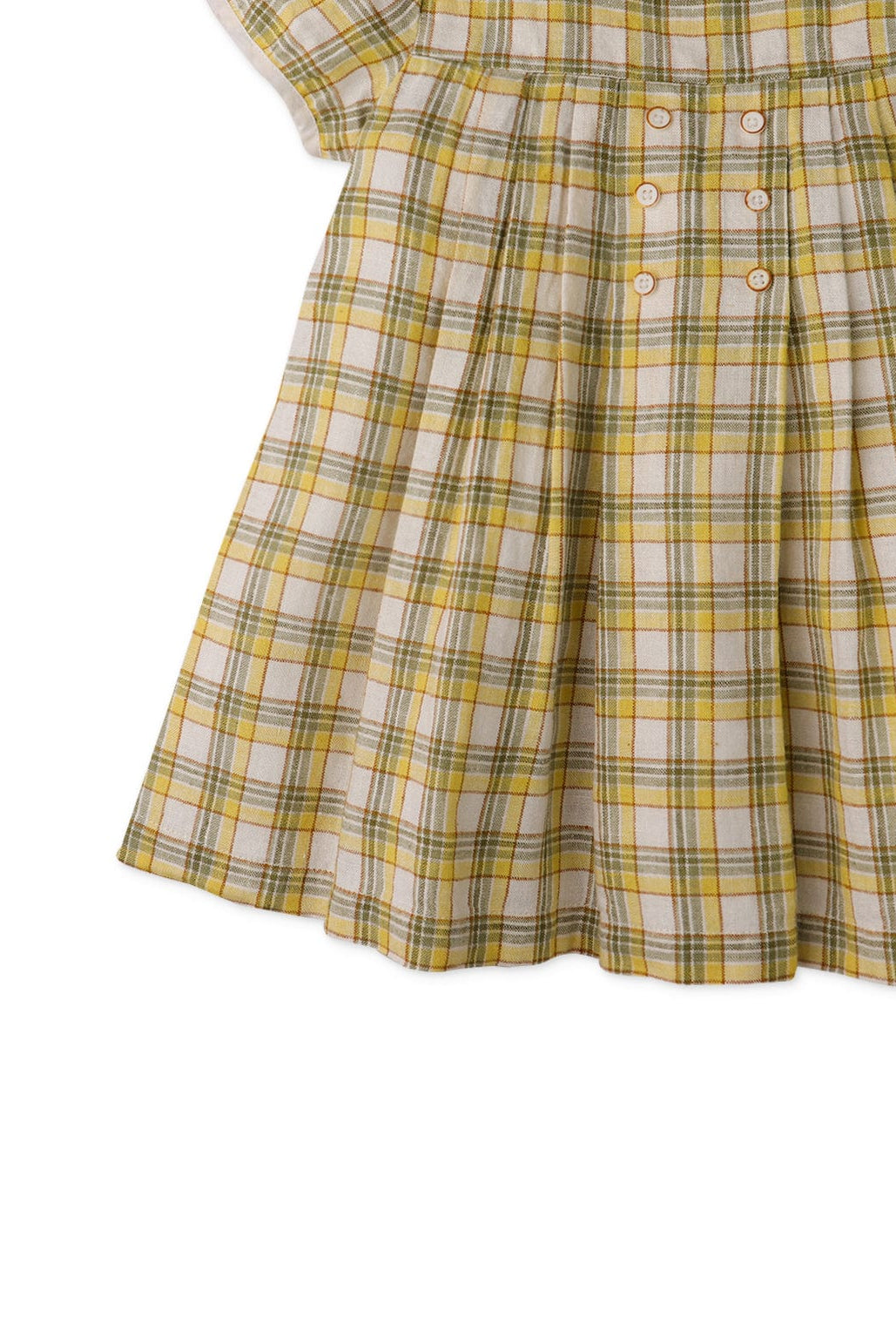 جينجرسنابس فستان بيبي بناتي كاروهات متعدد الألوان