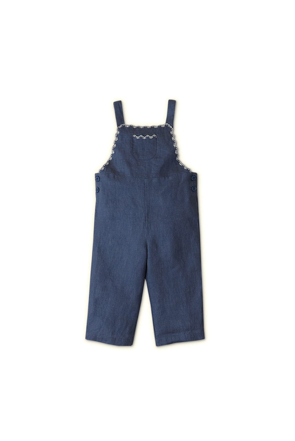 جينجرسنابس طقم جمبسوت جينز بناتي رضع أزرق