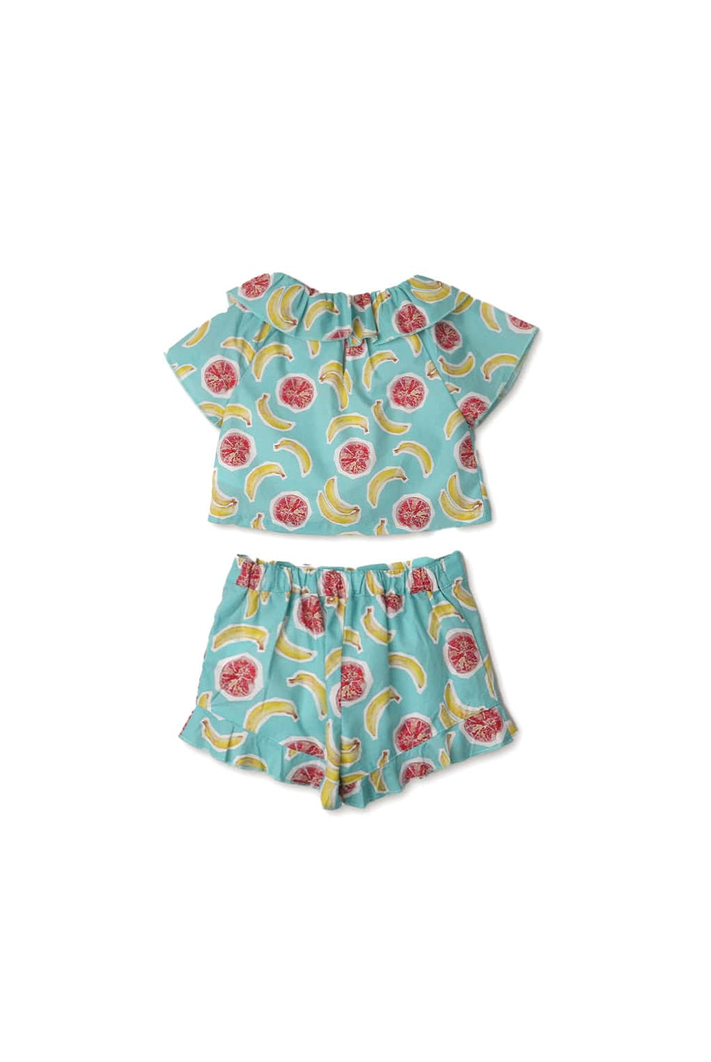 جينجرسنابس طقم شورت بناتي رضع مشجر متعدد الألوان