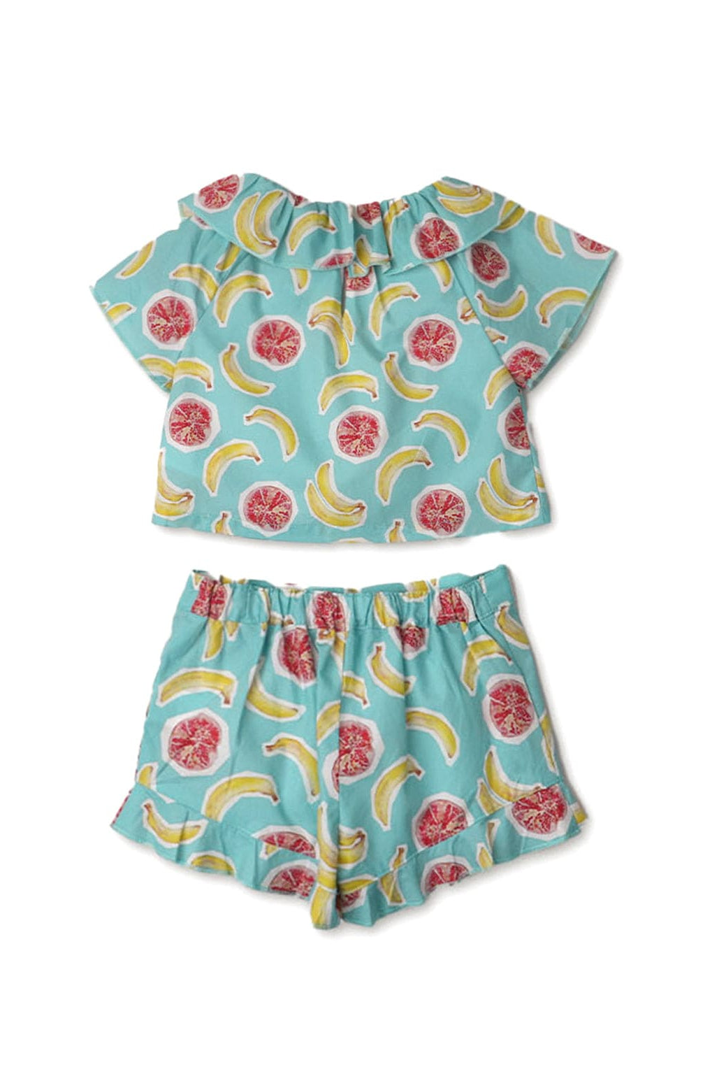 جينجرسنابس طقم شورت بناتي رضع مشجر متعدد الألوان