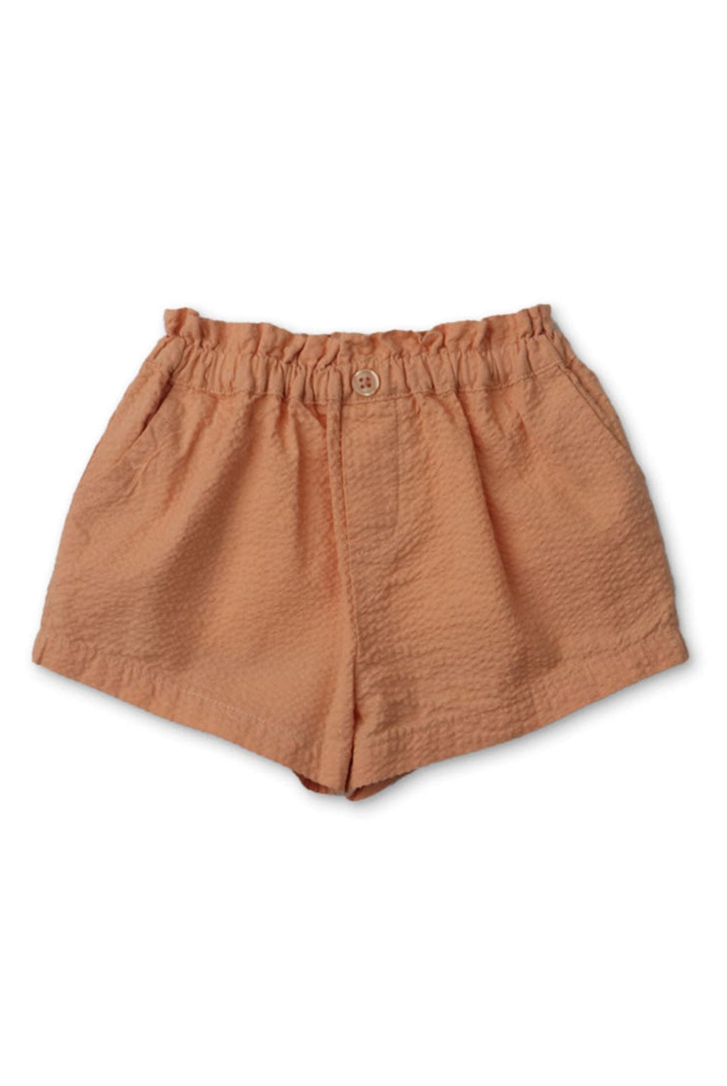 جينجرسنابس طقم بناتي رضع شورت سادة وبلوزة نص كم مخرمة متعدد الألوان