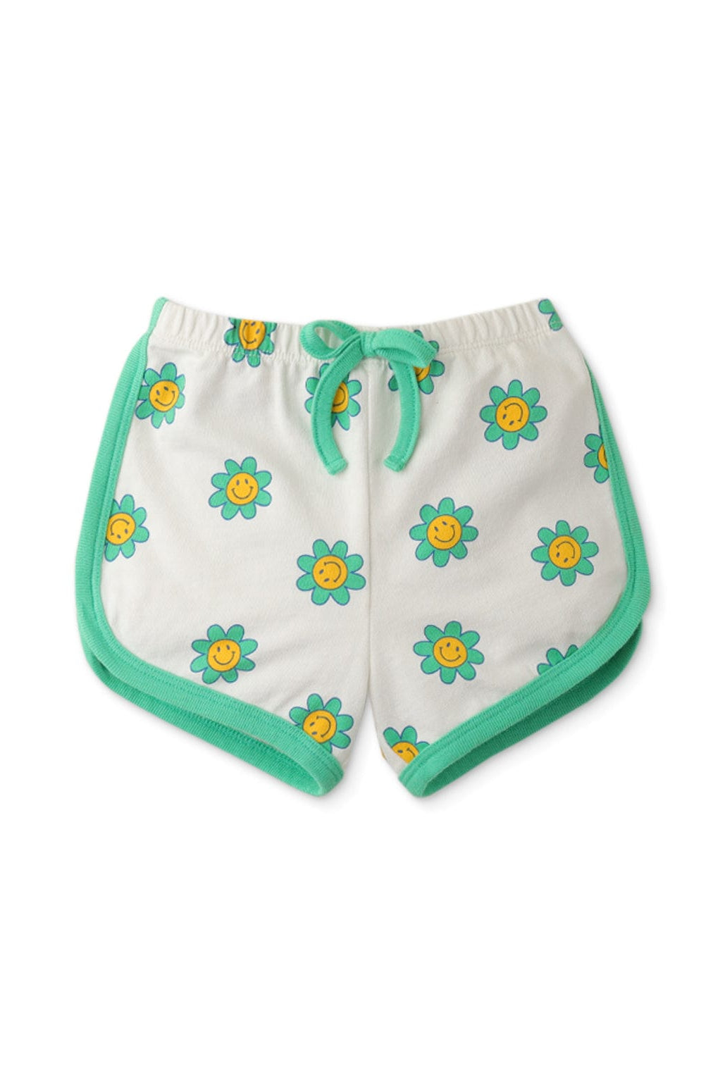 جينجرسنابس طقم بناتي رضع تيشيرت وشورت قصير برسمة أخضر