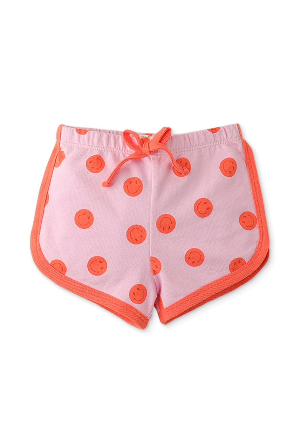 جينجرسنابس طقم بناتي رضع تيشيرت وشورت قصير برسمة دوائر وردي