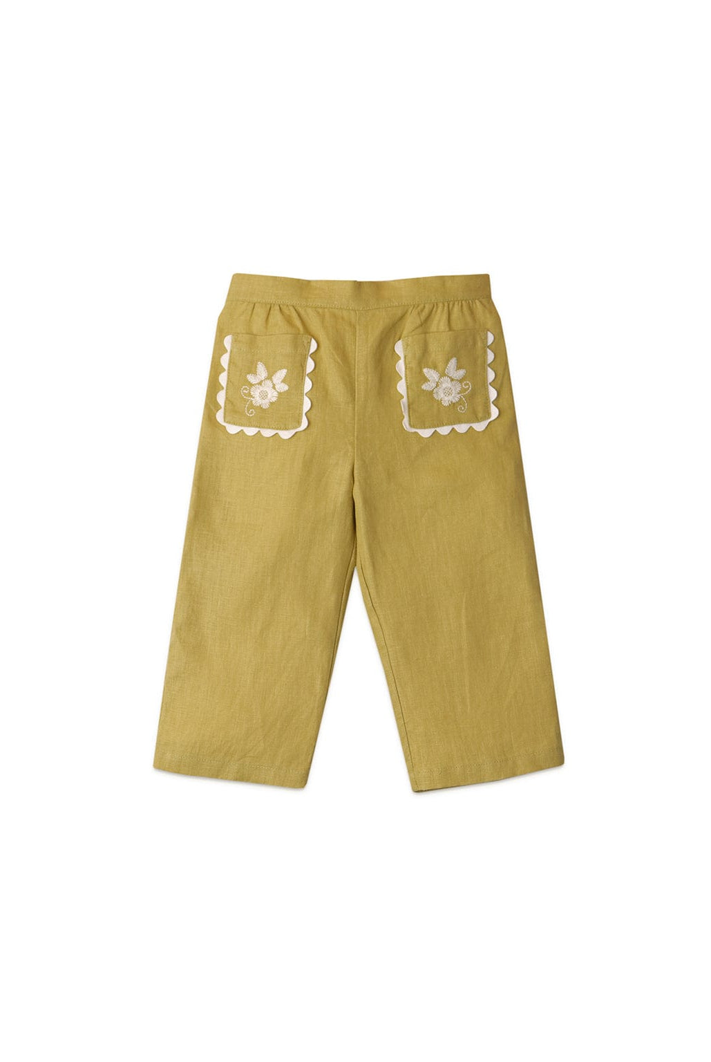 جينجرسنابس بنطلون بجيوب خلفية موردة بيبي بنات أخضر