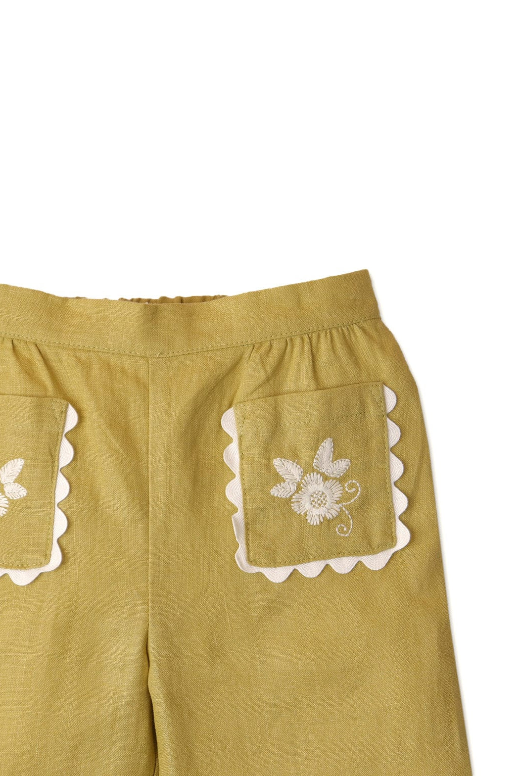 جينجرسنابس بنطلون بجيوب خلفية موردة بيبي بنات أخضر