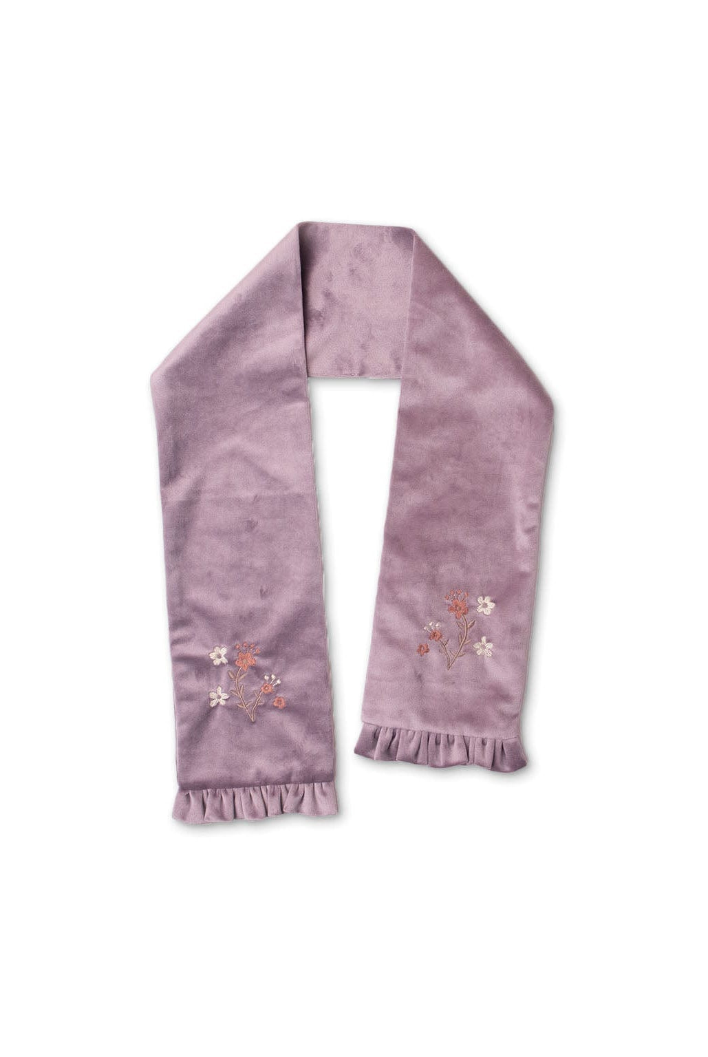 جينجرسنابس وشاح بناتي بتطريز خفيف أرجواني