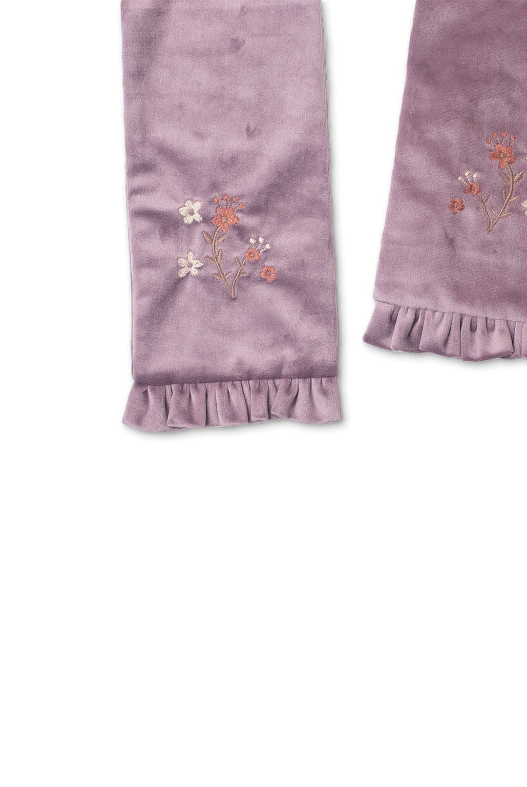 جينجرسنابس وشاح بناتي بتطريز خفيف أرجواني