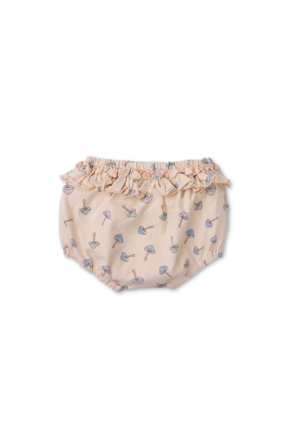 جينجرسنابس شورت بناتي رضع خوخي منقوش بخط كشكشة خوخي