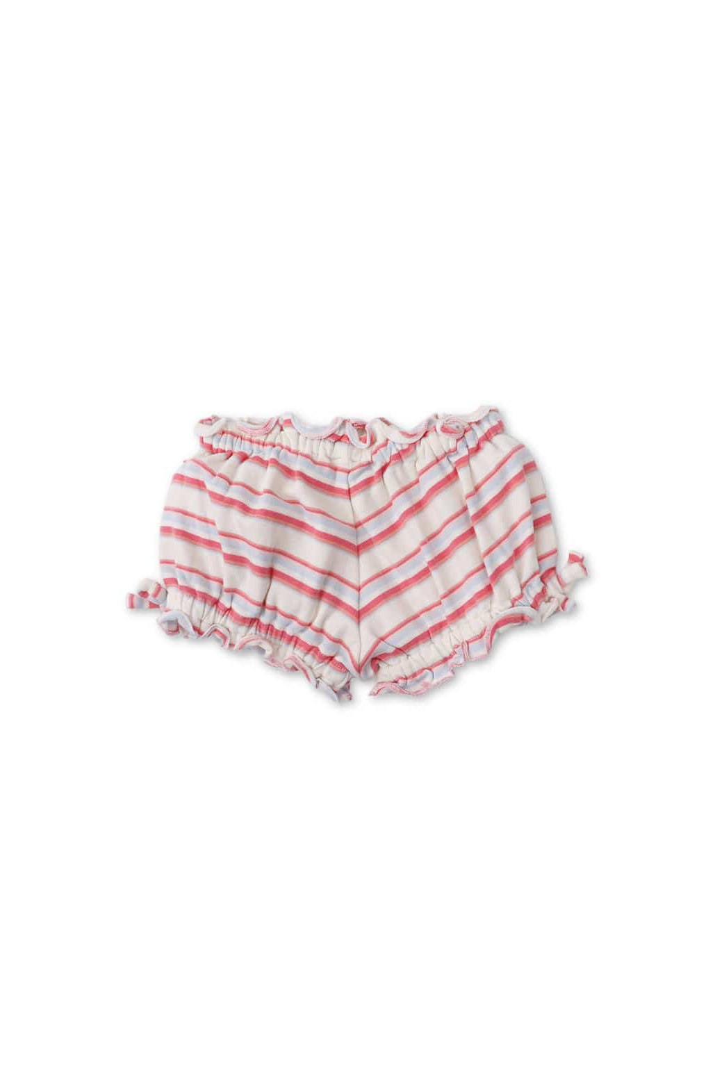 جينجرسنابس شورت بناتي رضع مخطط مكشكش متعدد الألوان