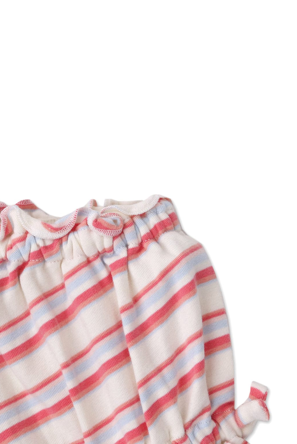 جينجرسنابس شورت بناتي رضع مخطط مكشكش متعدد الألوان