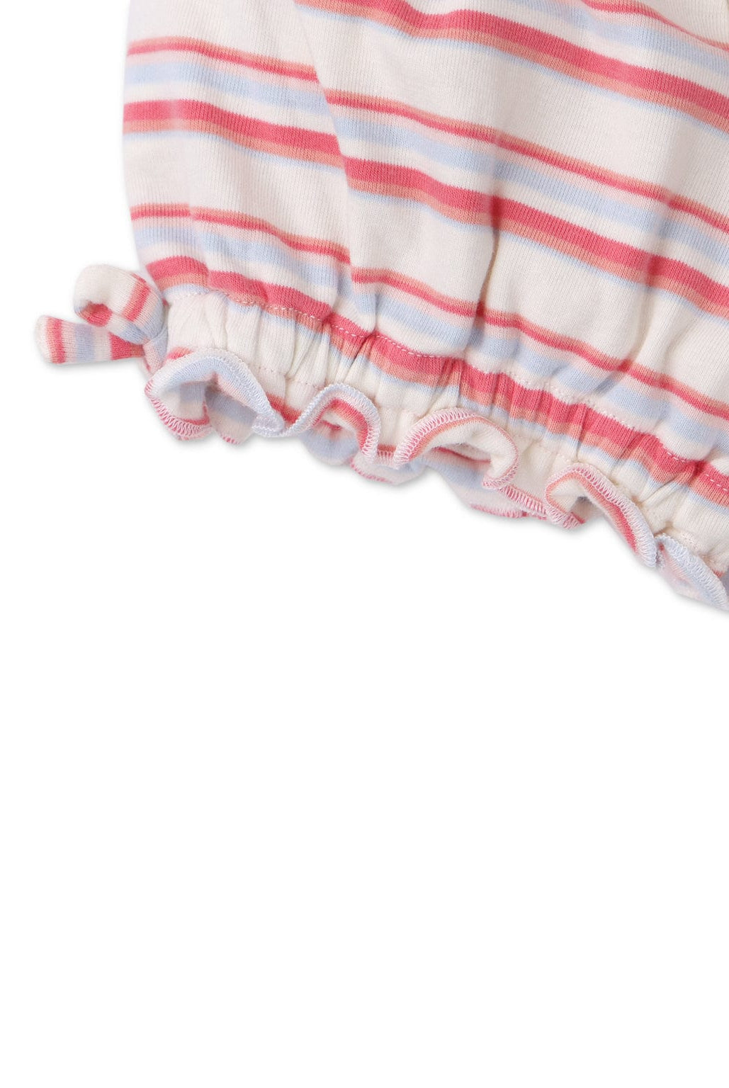 جينجرسنابس شورت بناتي رضع مخطط مكشكش متعدد الألوان