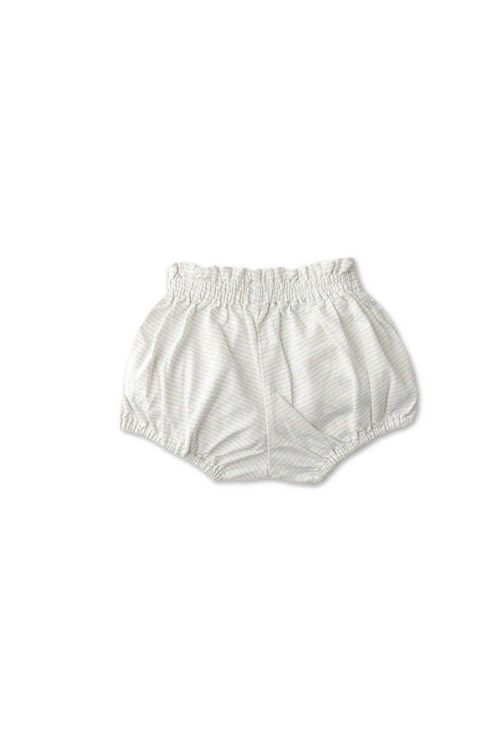 جينجرسنابس شورت بناتي رضع مخطط بالعرض بأزرار أمامية أزرق