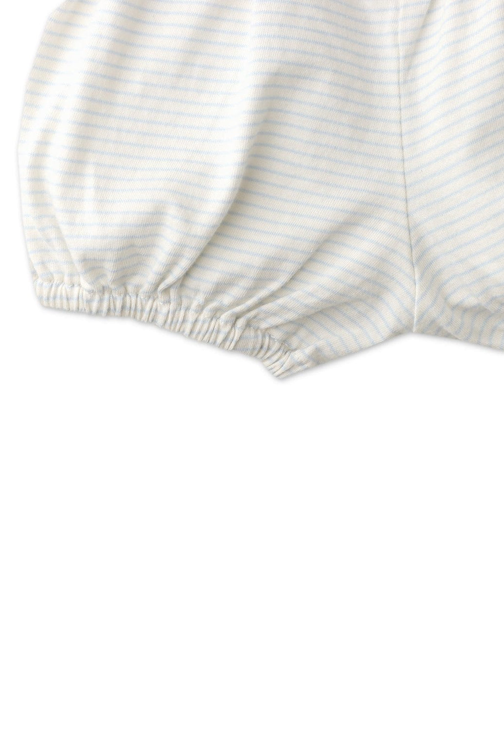 جينجرسنابس شورت بناتي رضع مخطط بالعرض بأزرار أمامية أزرق