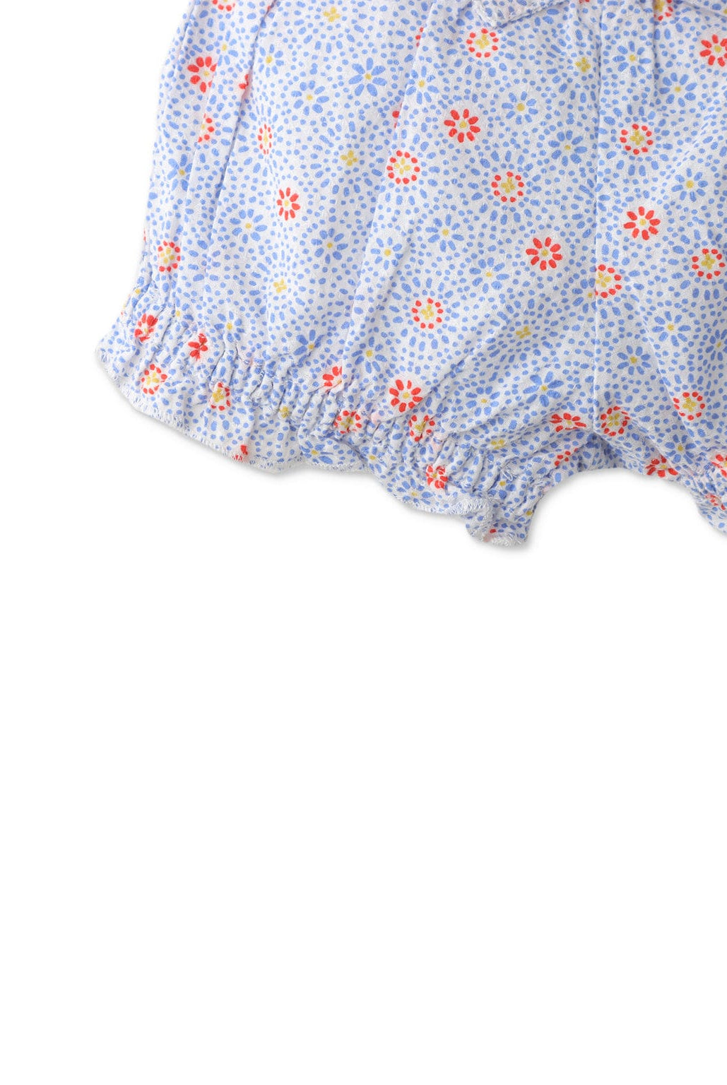 جينجرسنابس شورت بناتي رضع منقوش ملون أزرق أزرق