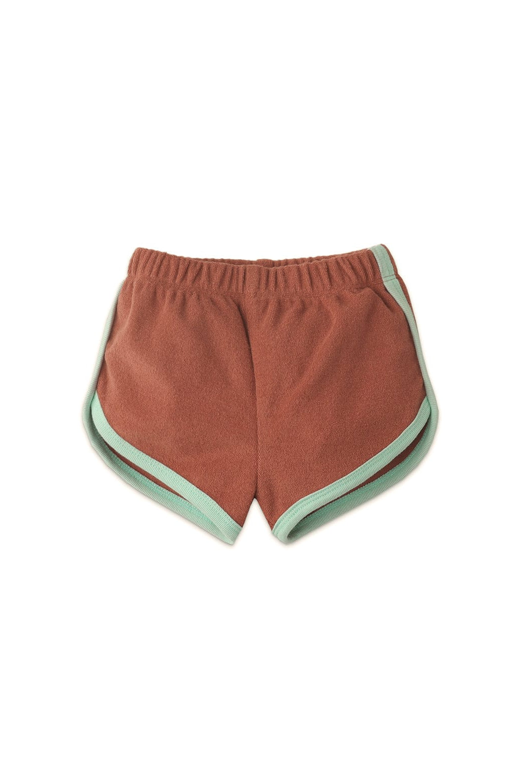 جينجرسنابس شورت سادة رياضي أطفالي بناتي رضع بني