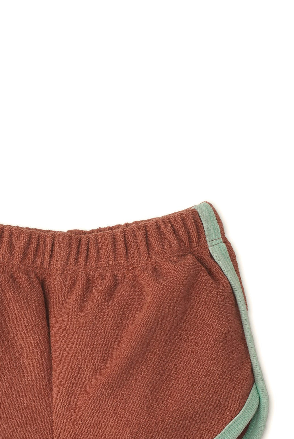 جينجرسنابس شورت سادة رياضي أطفالي بناتي رضع بني