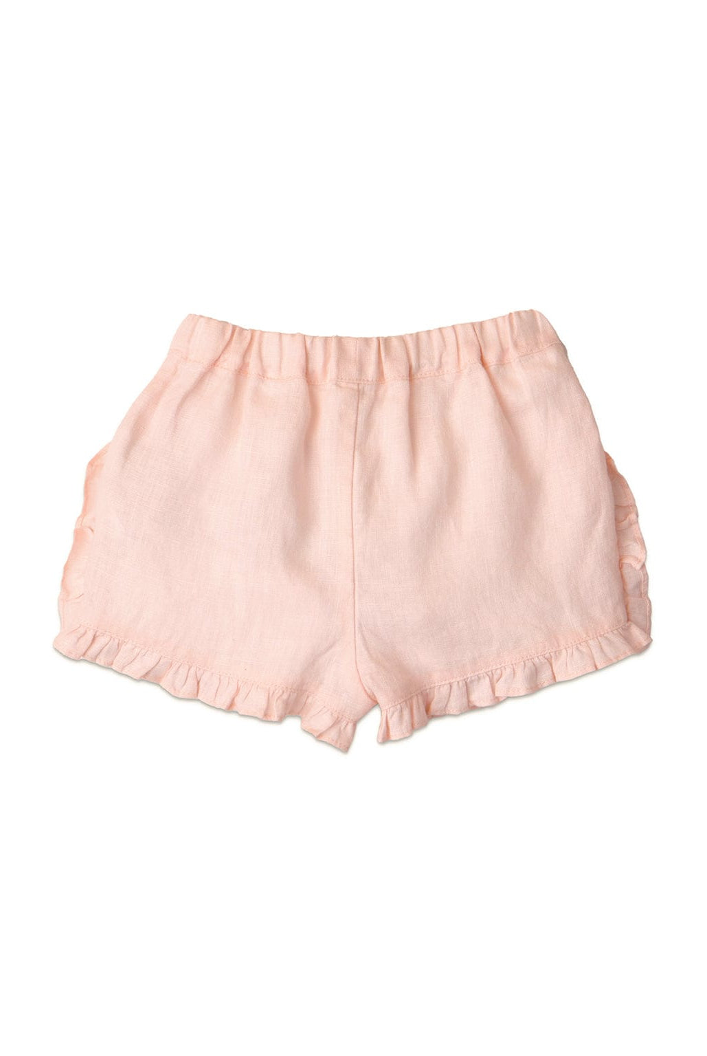 جينجرسنابس شورت بكرانيش بجيوب بمطاط بيبي بنات وردي