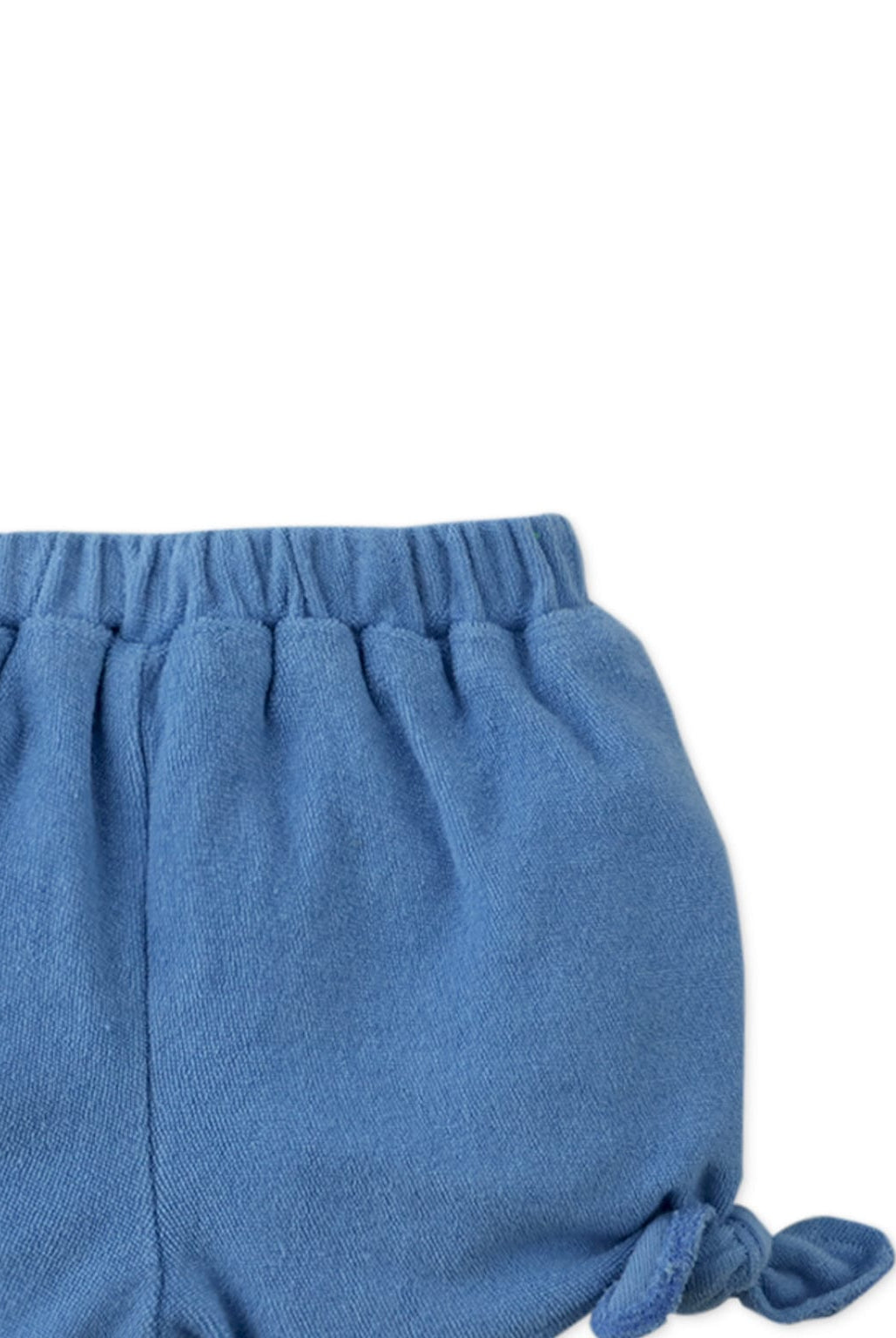 جينجرسنابس شورت بيبي بنات بفيونكات سادة أزرق