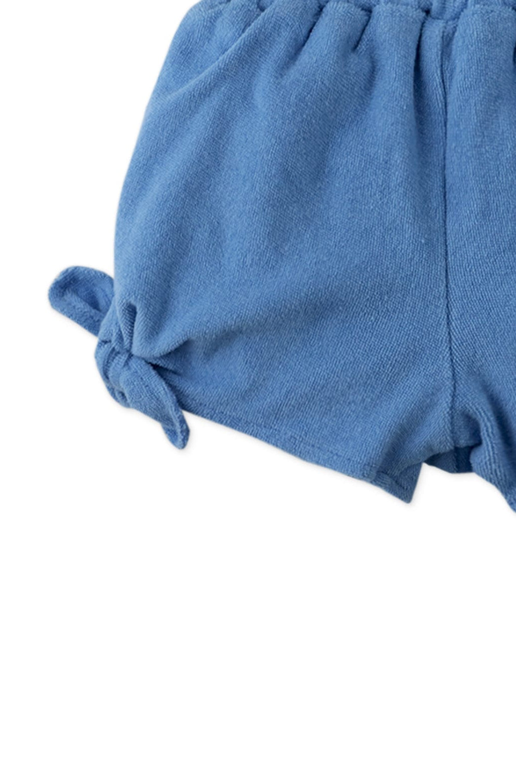 جينجرسنابس شورت بيبي بنات بفيونكات سادة أزرق