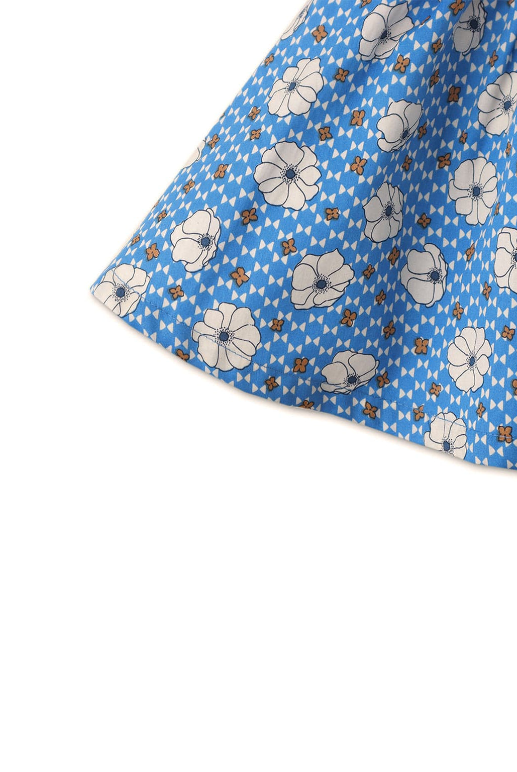 جينجرسنابس تنورة بناتي رضع منقوشة بفيونكة أمامية أزرق