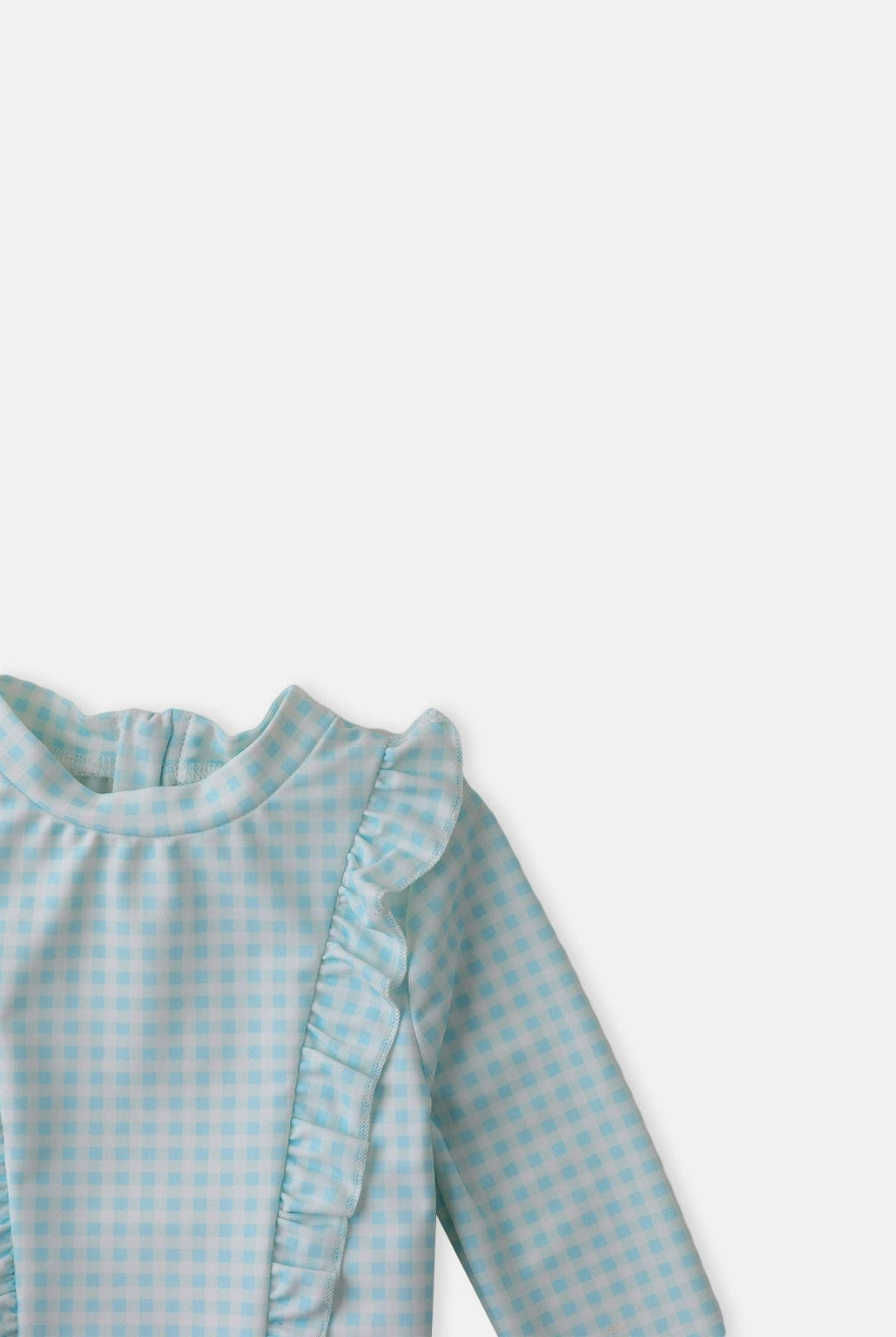 جينجرسنابس بلوزة سباحة بناتي للرضع كم طويل أزرق أزرق