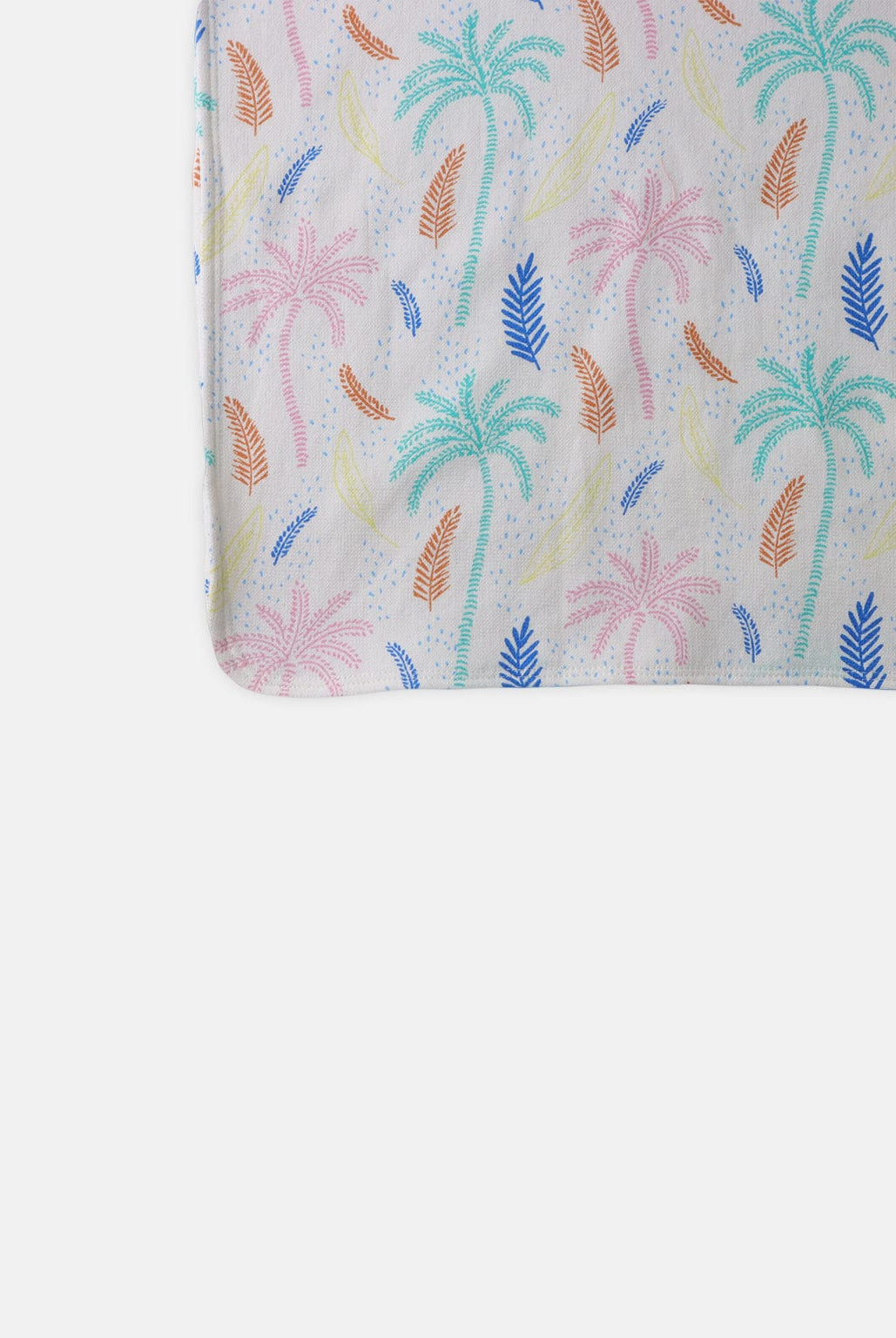 جينجرسنابس منشفة بغطاء راس بطبعة اشجار للبنات الرضع متعدد الألوان