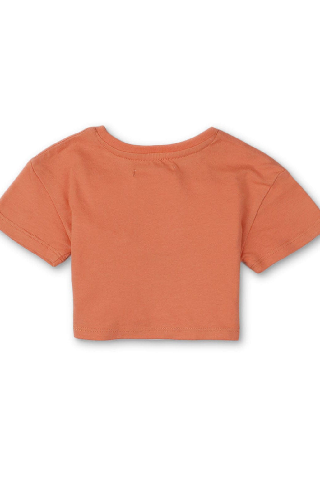 جينجرسنابس تي شيرت بناتي رضع برسمة على الصدر بني