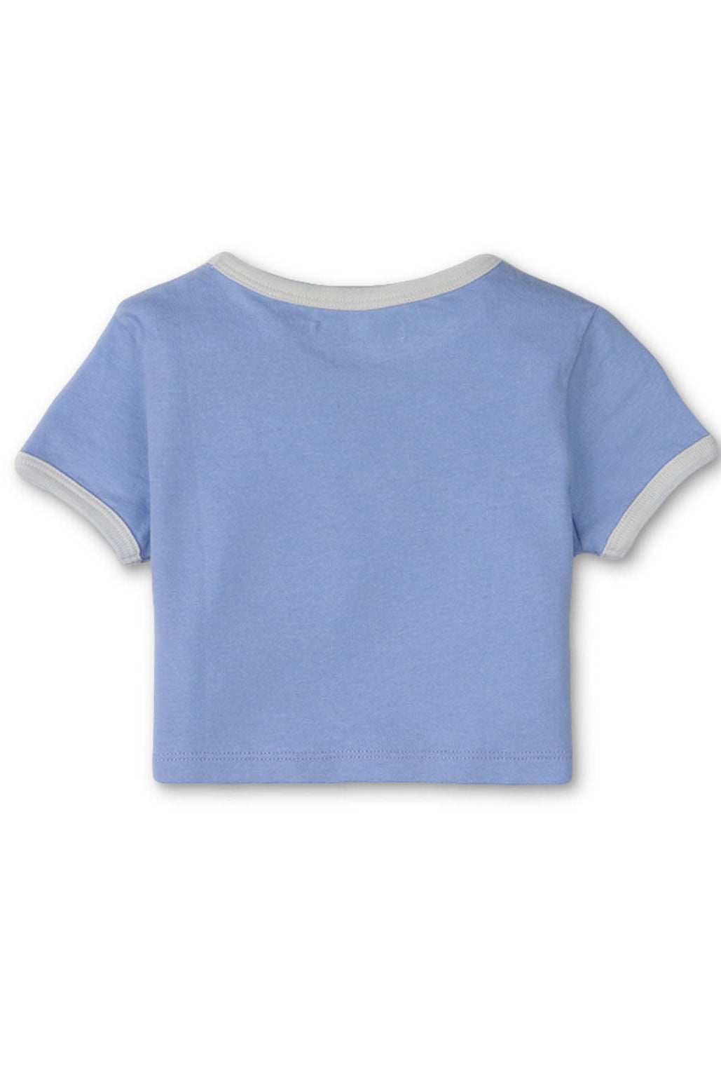 جينجرسنابس تي شيرت بناتي رضع بطبعة على الصدر أزرق