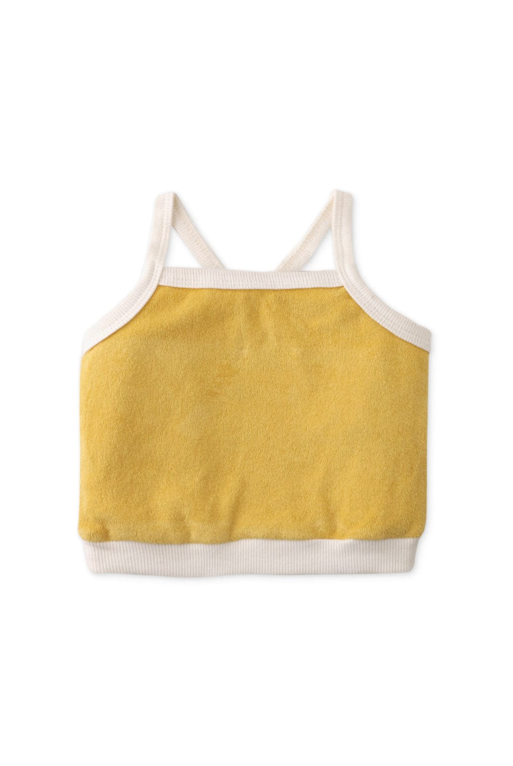 جينجرسنابس توب بيبي بنات بخط رفيع سادة أصفر