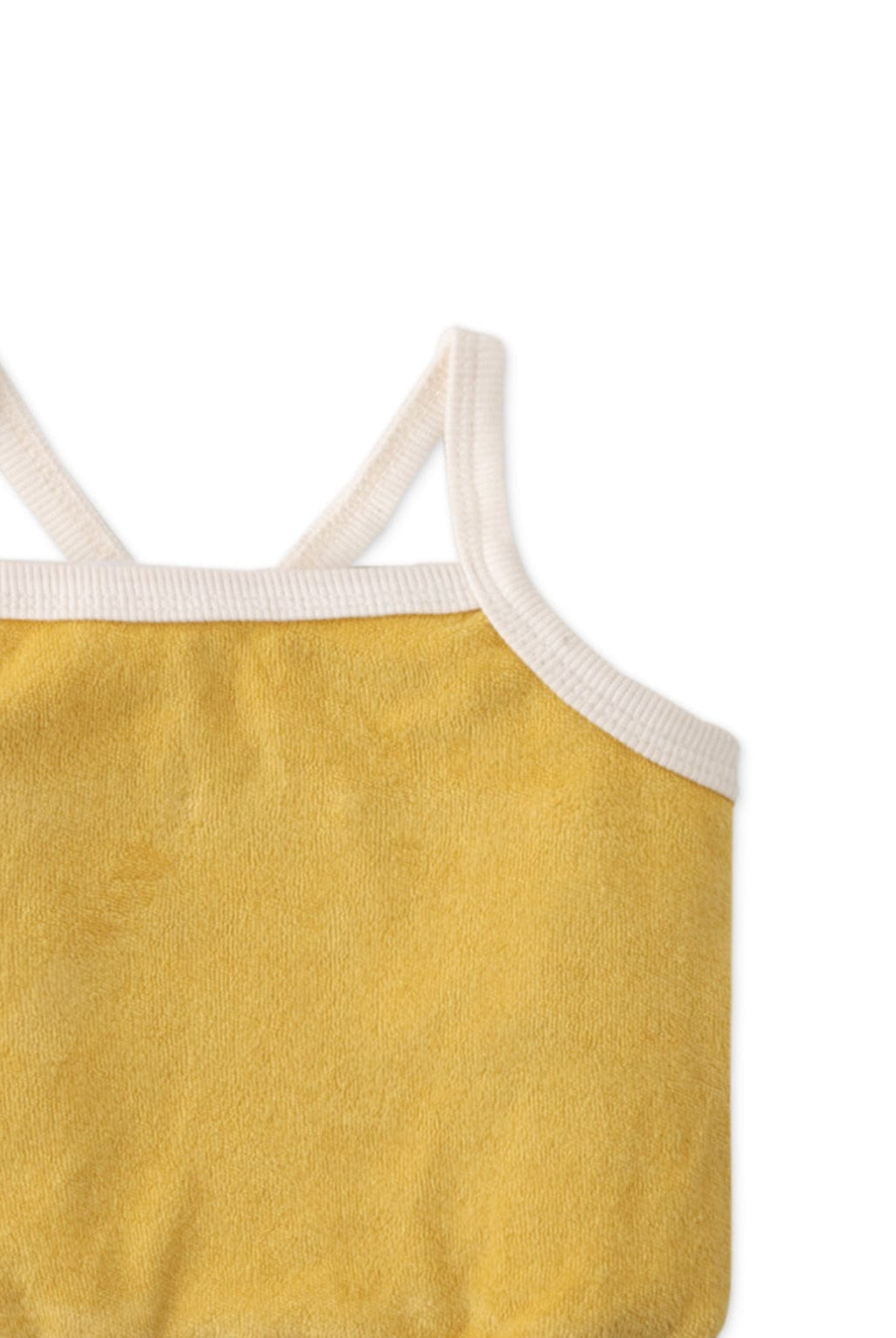 جينجرسنابس توب بيبي بنات بخط رفيع سادة أصفر